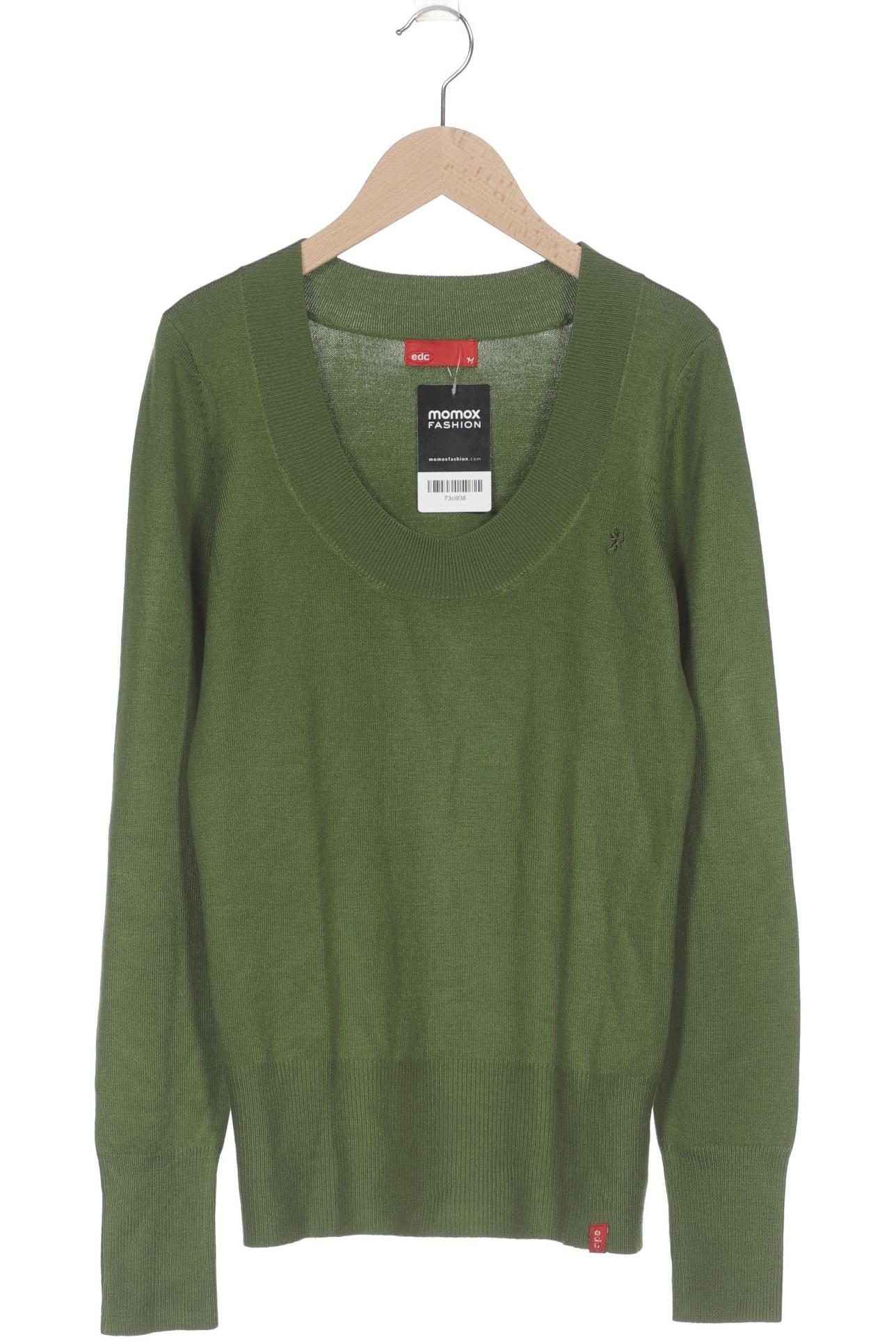 

edc by Esprit Damen Pullover, grün, Gr. 38