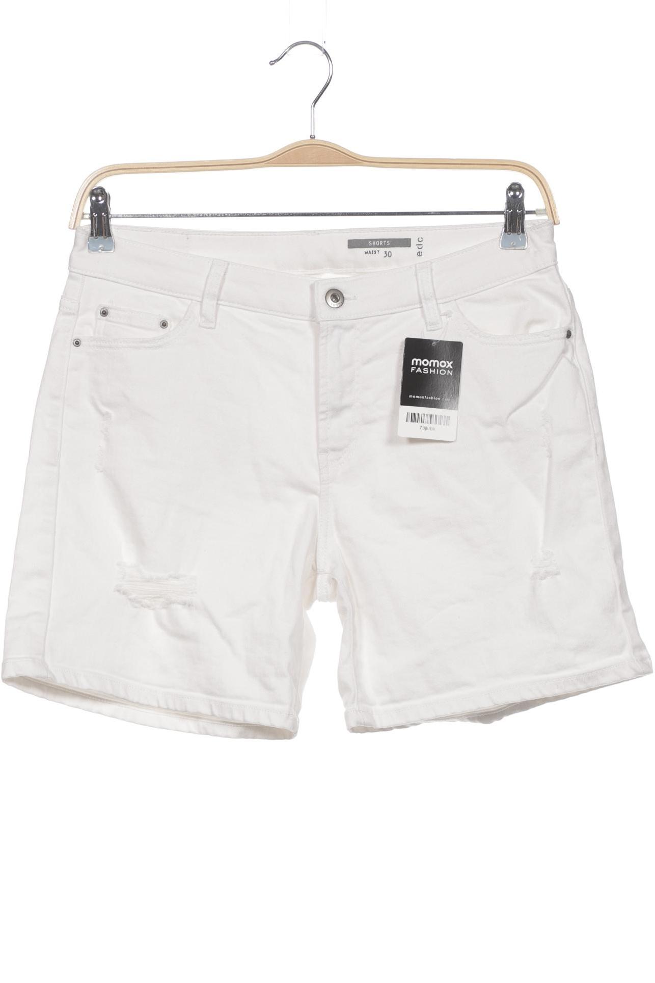 

edc by Esprit Damen Shorts, weiß, Gr. 30