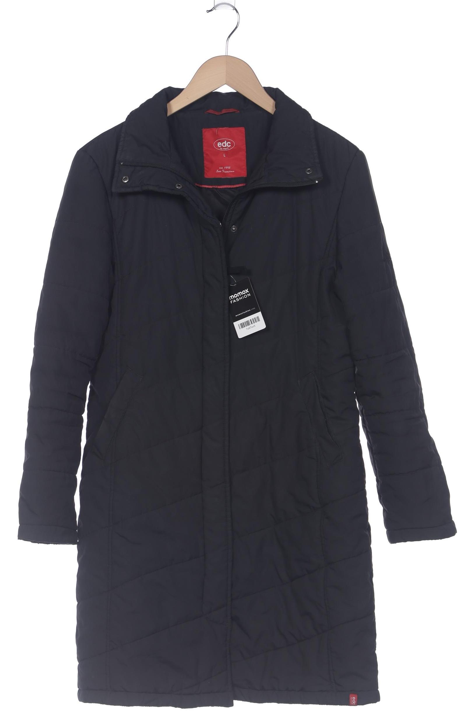 

edc by Esprit Damen Mantel, schwarz, Gr. 42