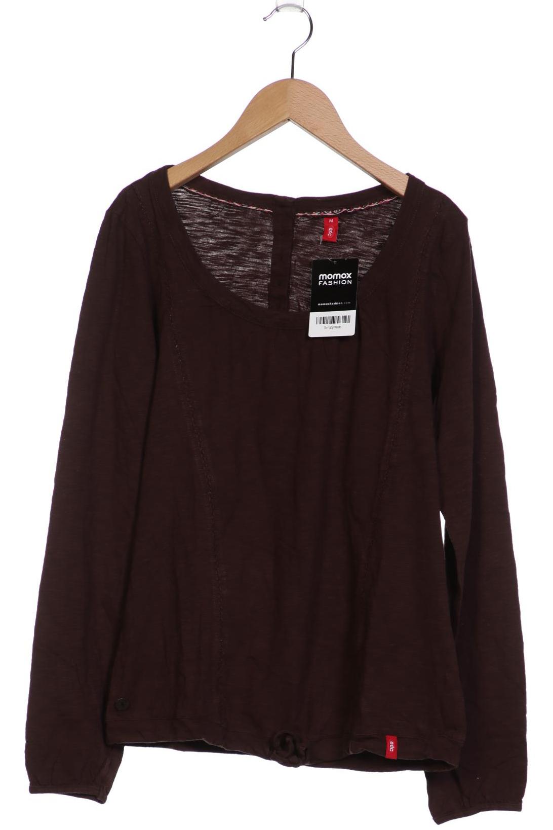 

edc by Esprit Damen Langarmshirt, braun, Gr. 38