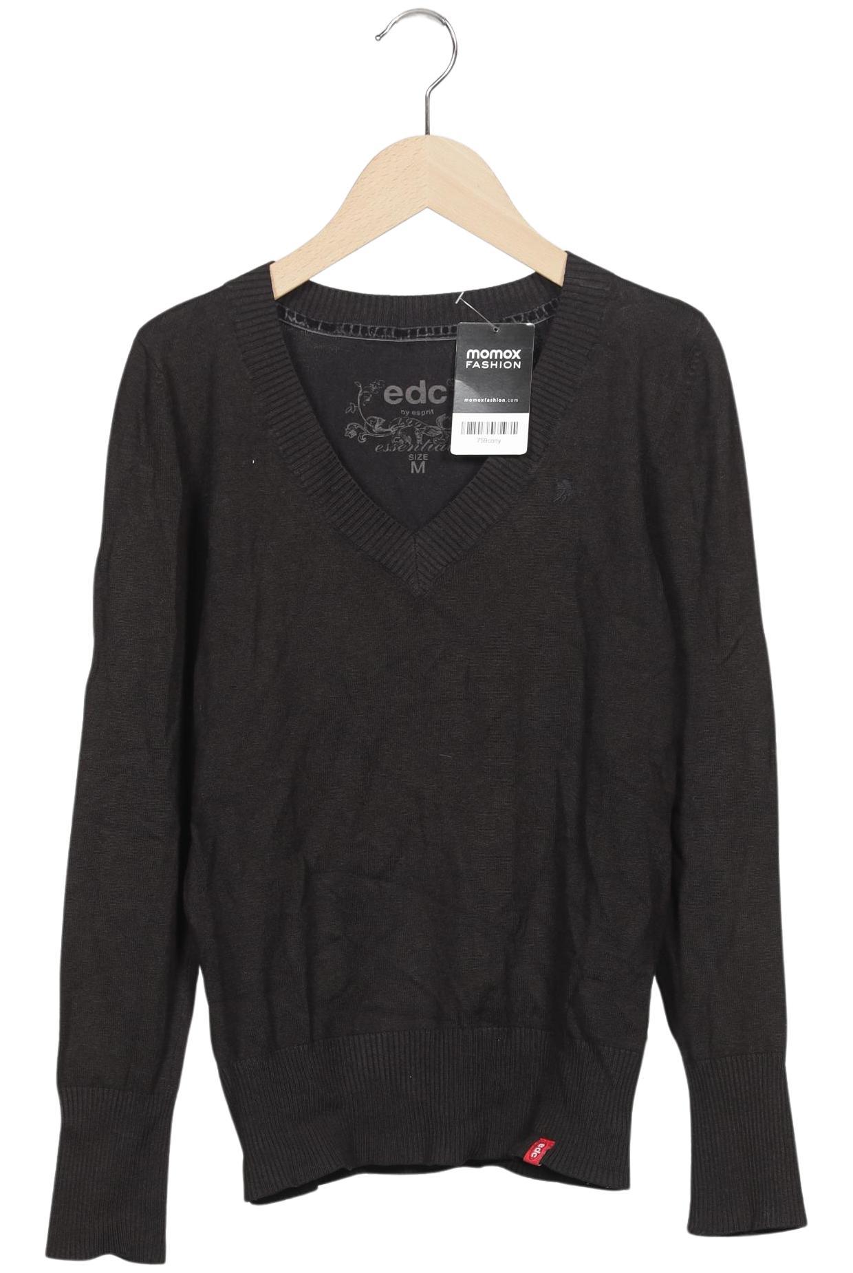 

edc by Esprit Damen Pullover, schwarz, Gr. 38