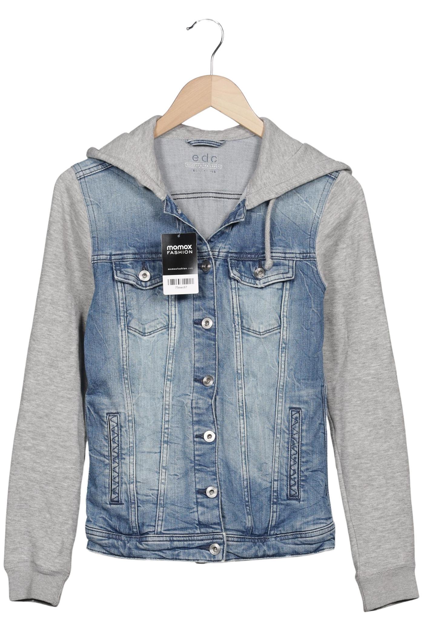 

edc by Esprit Damen Jacke, blau, Gr. 34