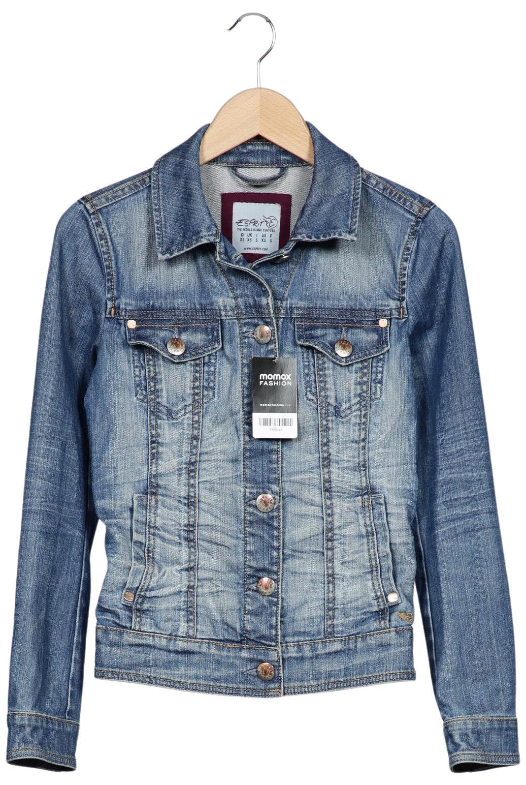 

edc by Esprit Damen Jacke, blau, Gr. 34