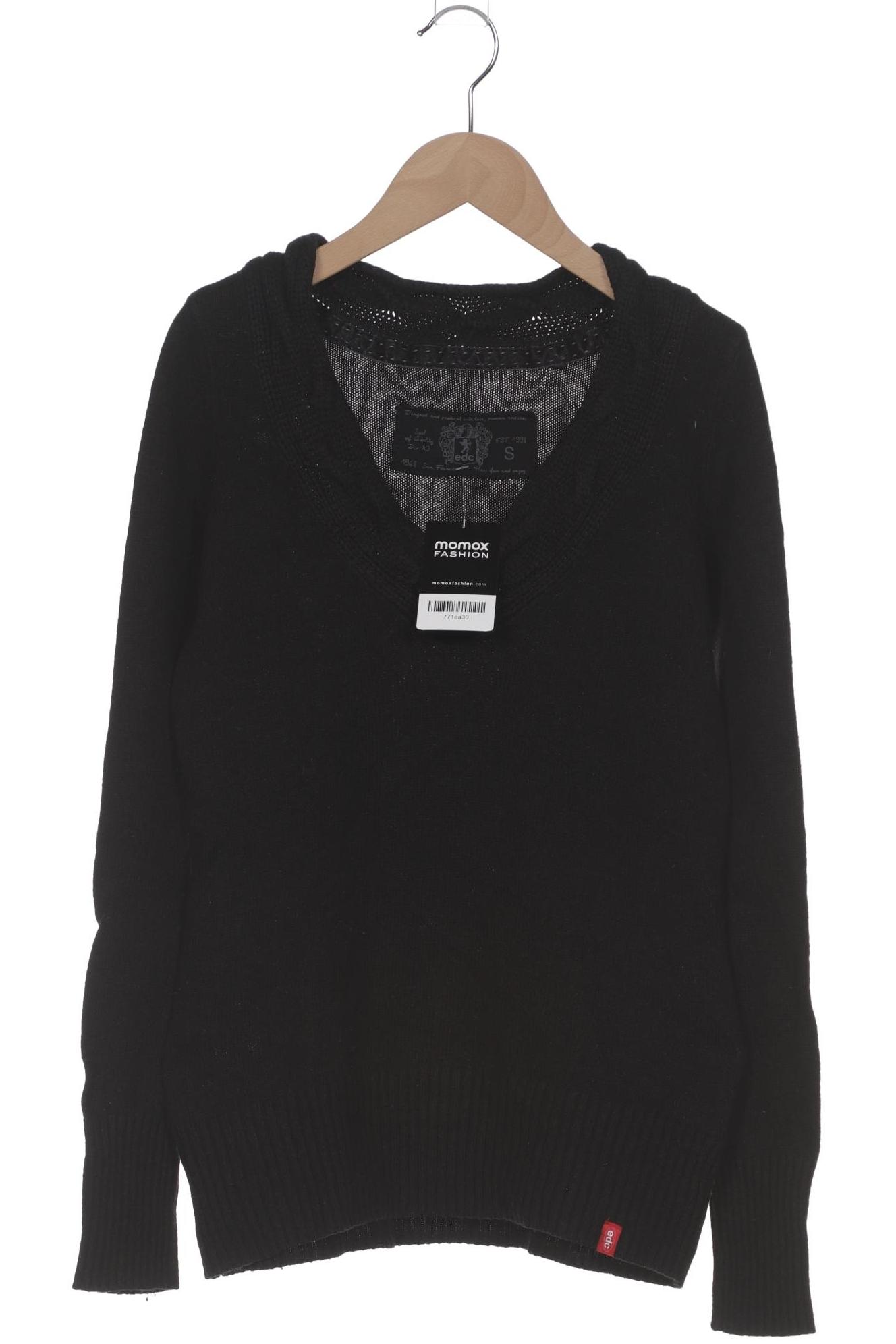 

edc by Esprit Damen Pullover, schwarz, Gr. 36