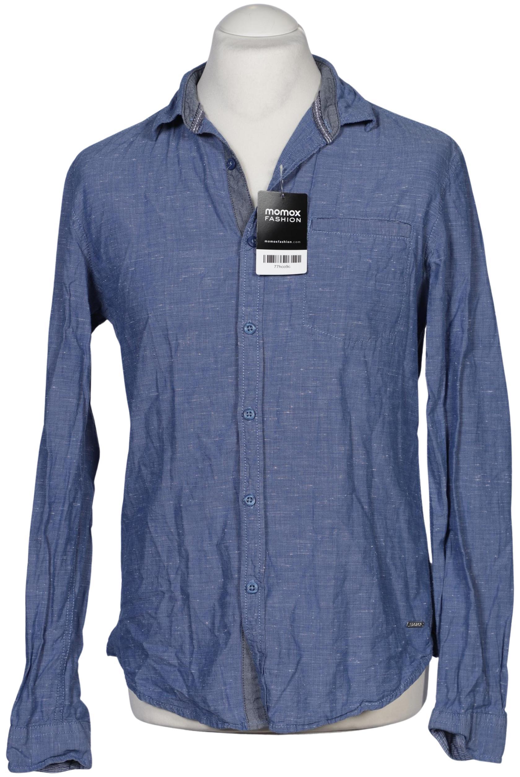 

edc by Esprit Herren Hemd, blau, Gr. 48