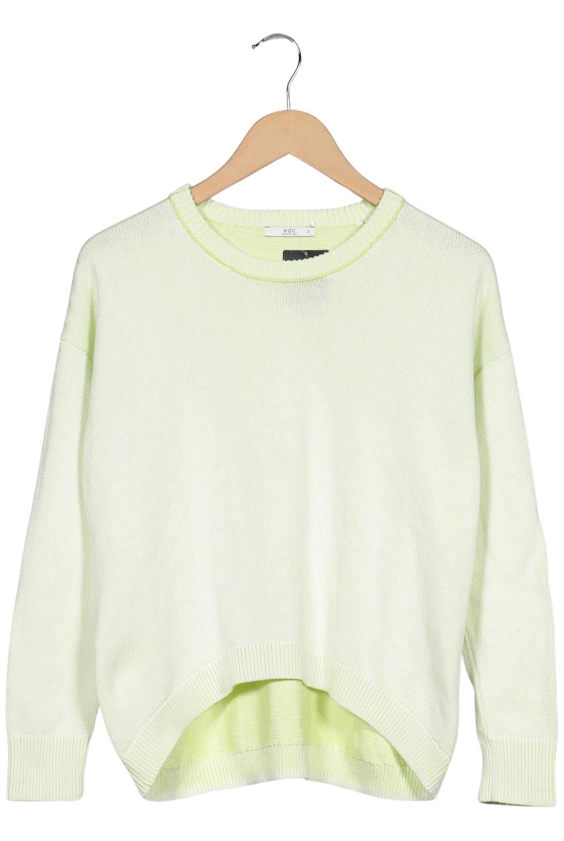 

edc by Esprit Damen Pullover, hellgrün, Gr. 36