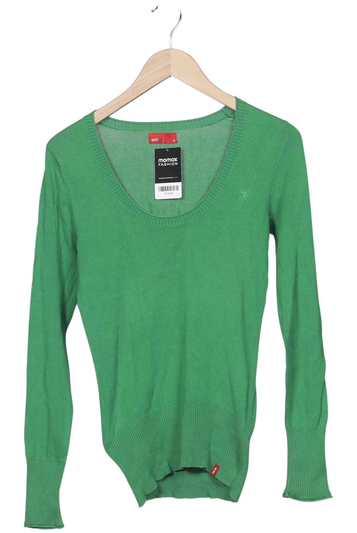 

edc by Esprit Damen Pullover, grün, Gr. 38