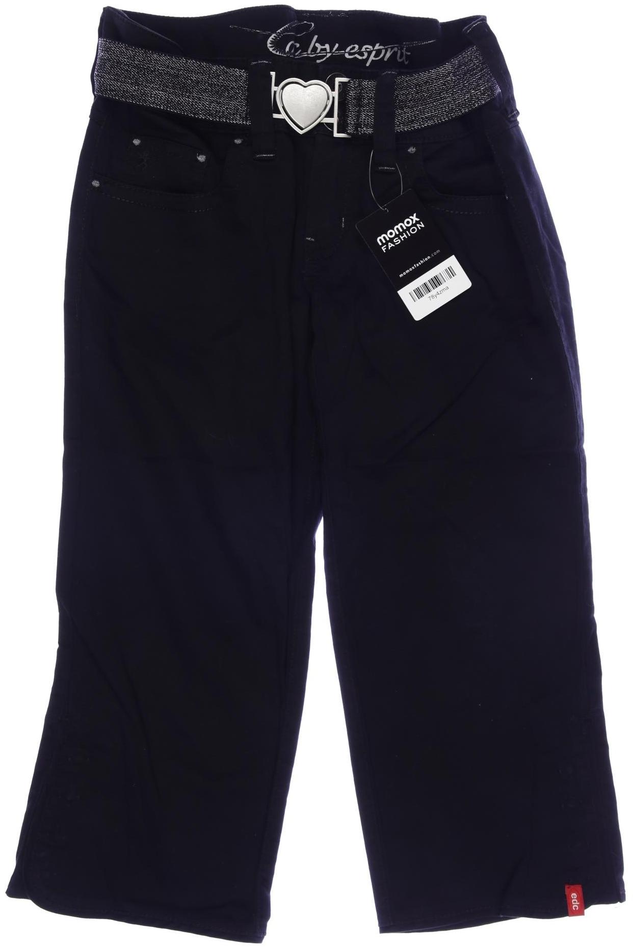 

edc by Esprit Damen Stoffhose, schwarz, Gr. 36