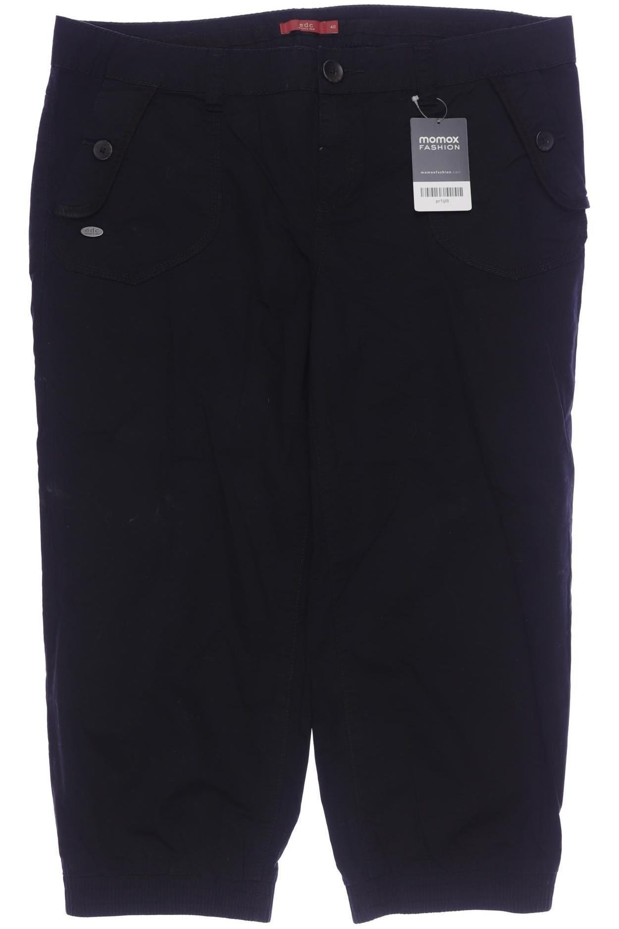 

edc by Esprit Damen Stoffhose, marineblau, Gr. 40