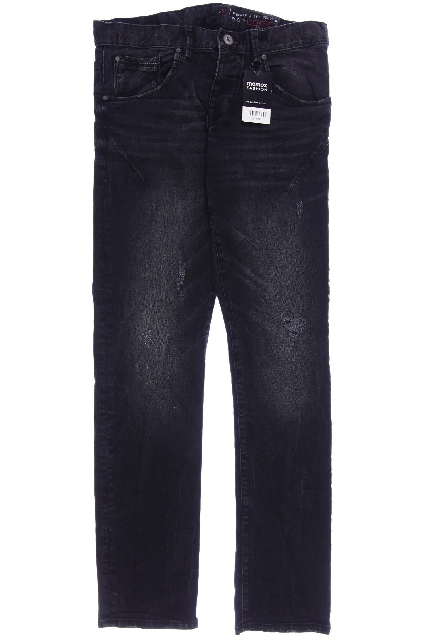 

edc by Esprit Herren Jeans, schwarz, Gr. 31