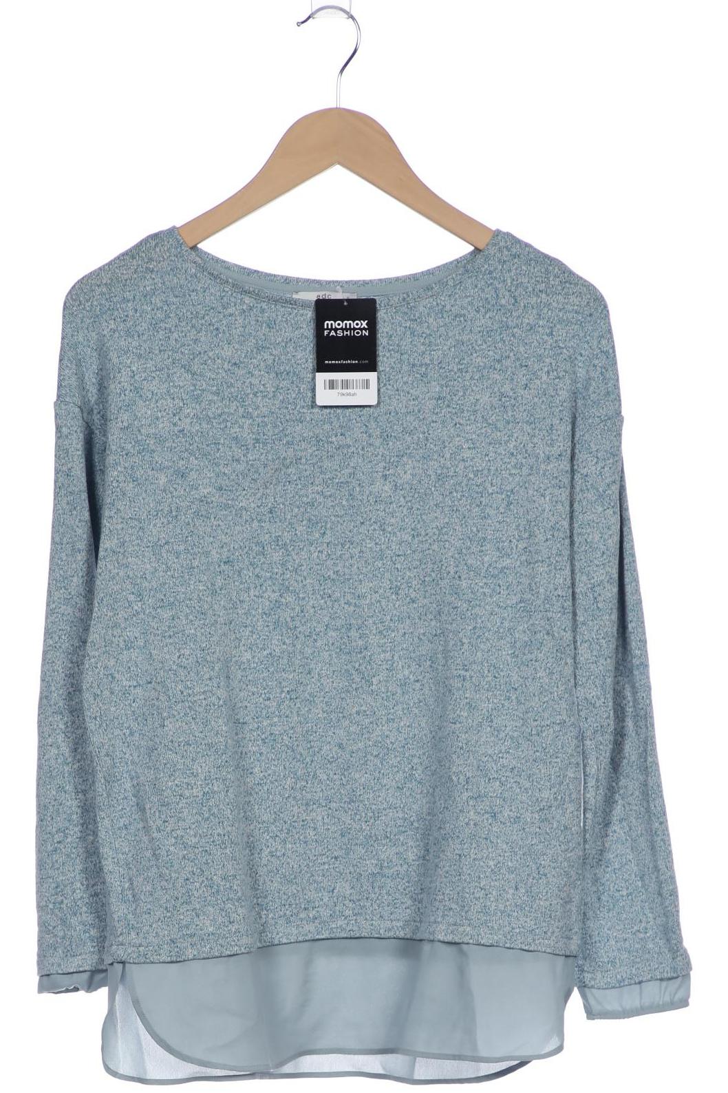 

edc by Esprit Damen Pullover, blau, Gr. 36