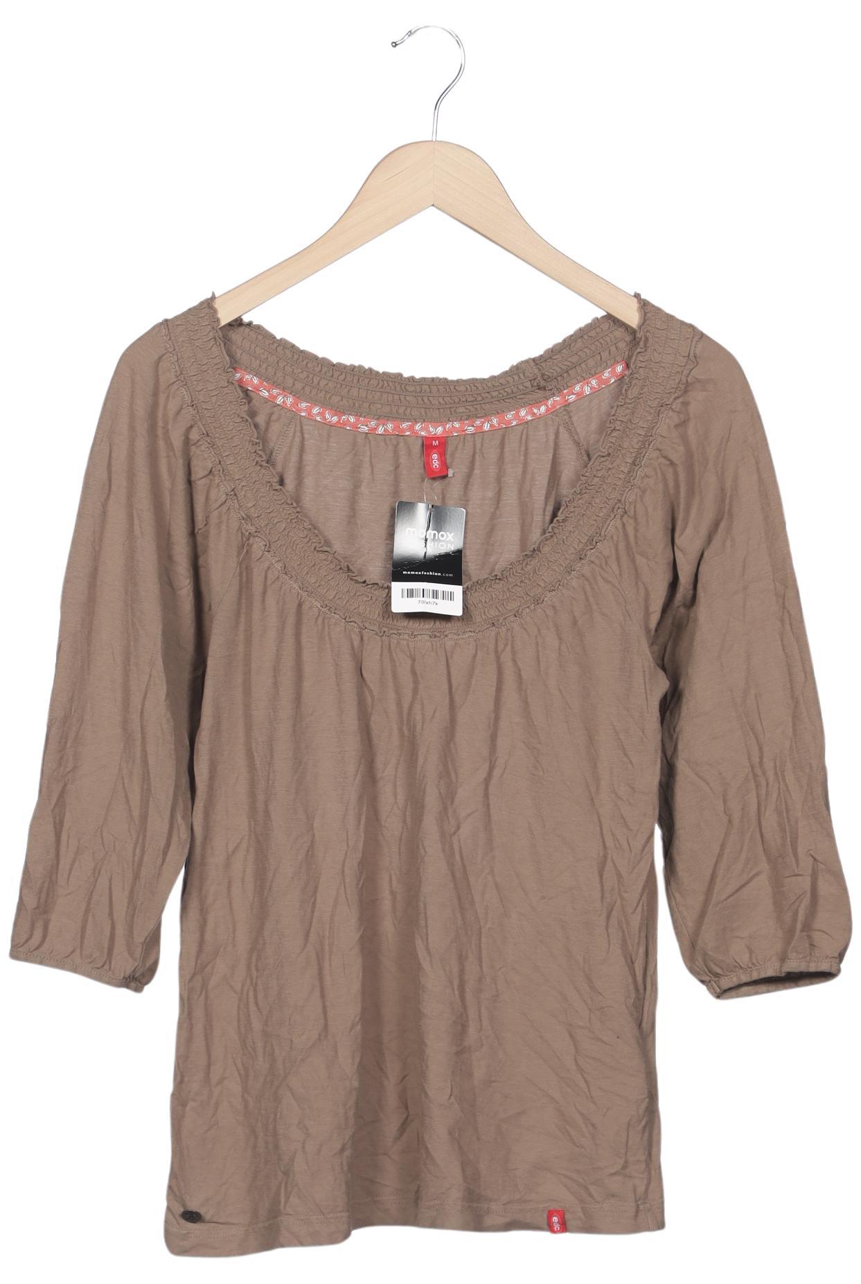 

edc by Esprit Damen Langarmshirt, braun, Gr. 38