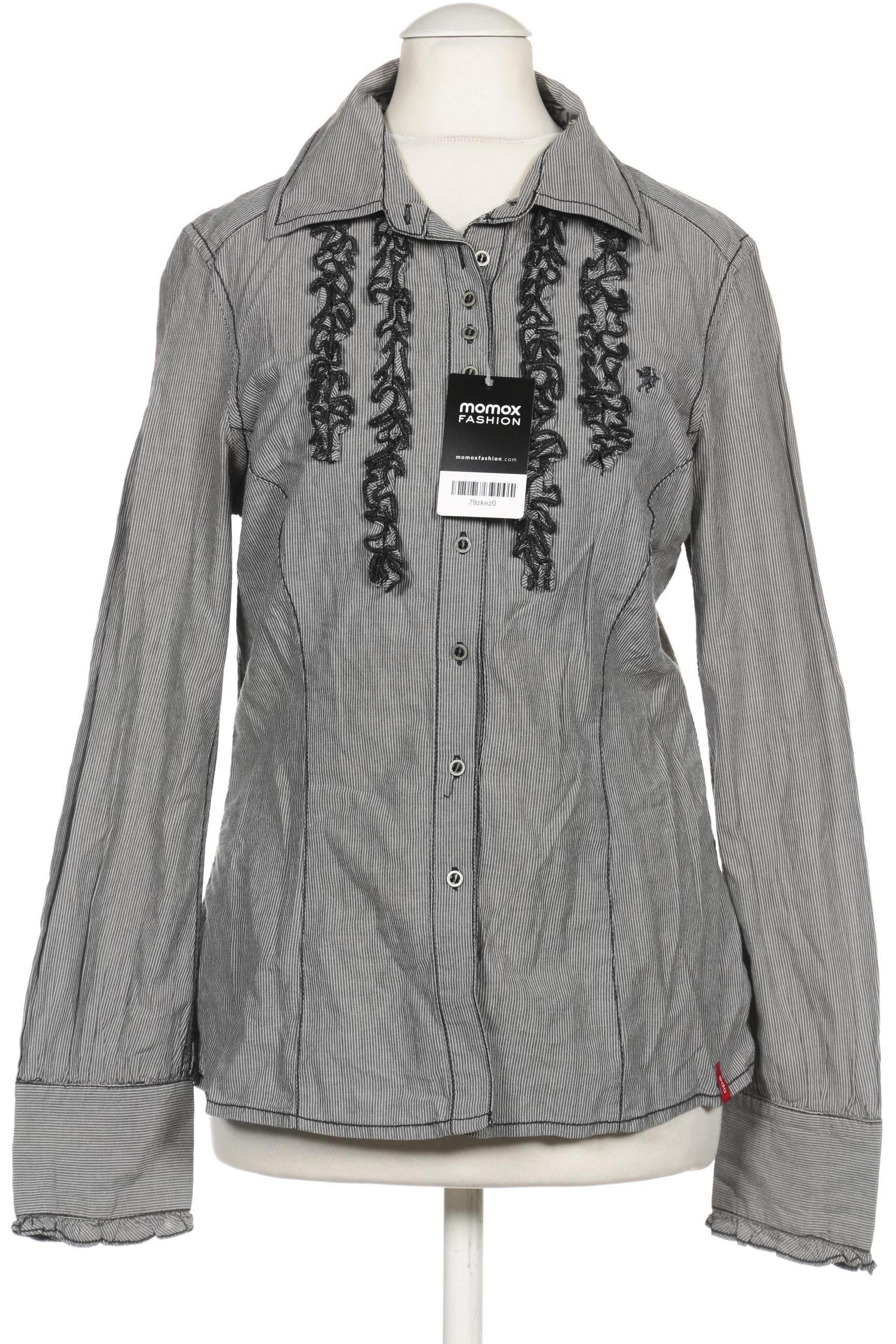 

edc by Esprit Damen Bluse, grau, Gr. 36