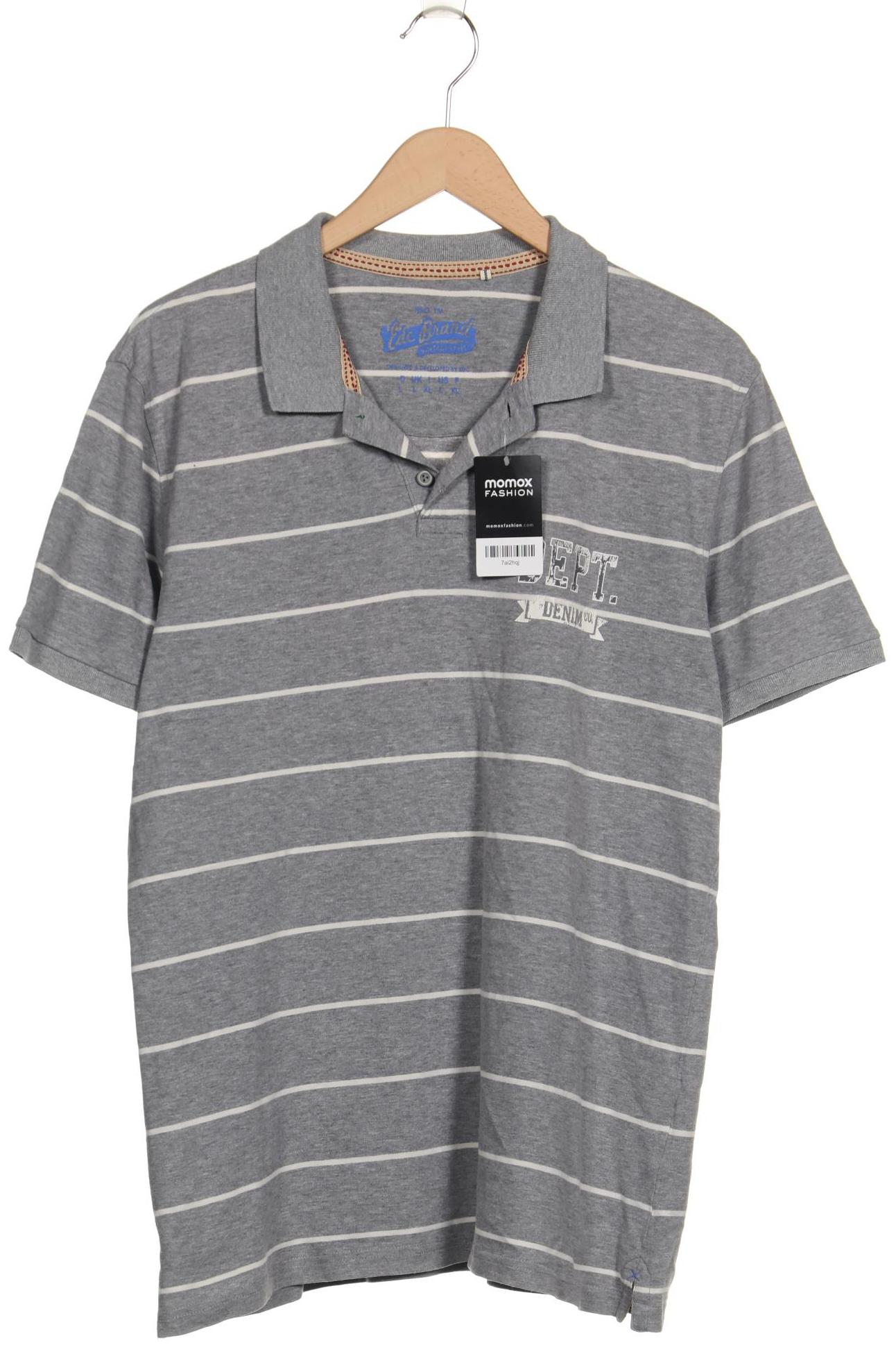 

edc by Esprit Herren Poloshirt, grau, Gr. 52