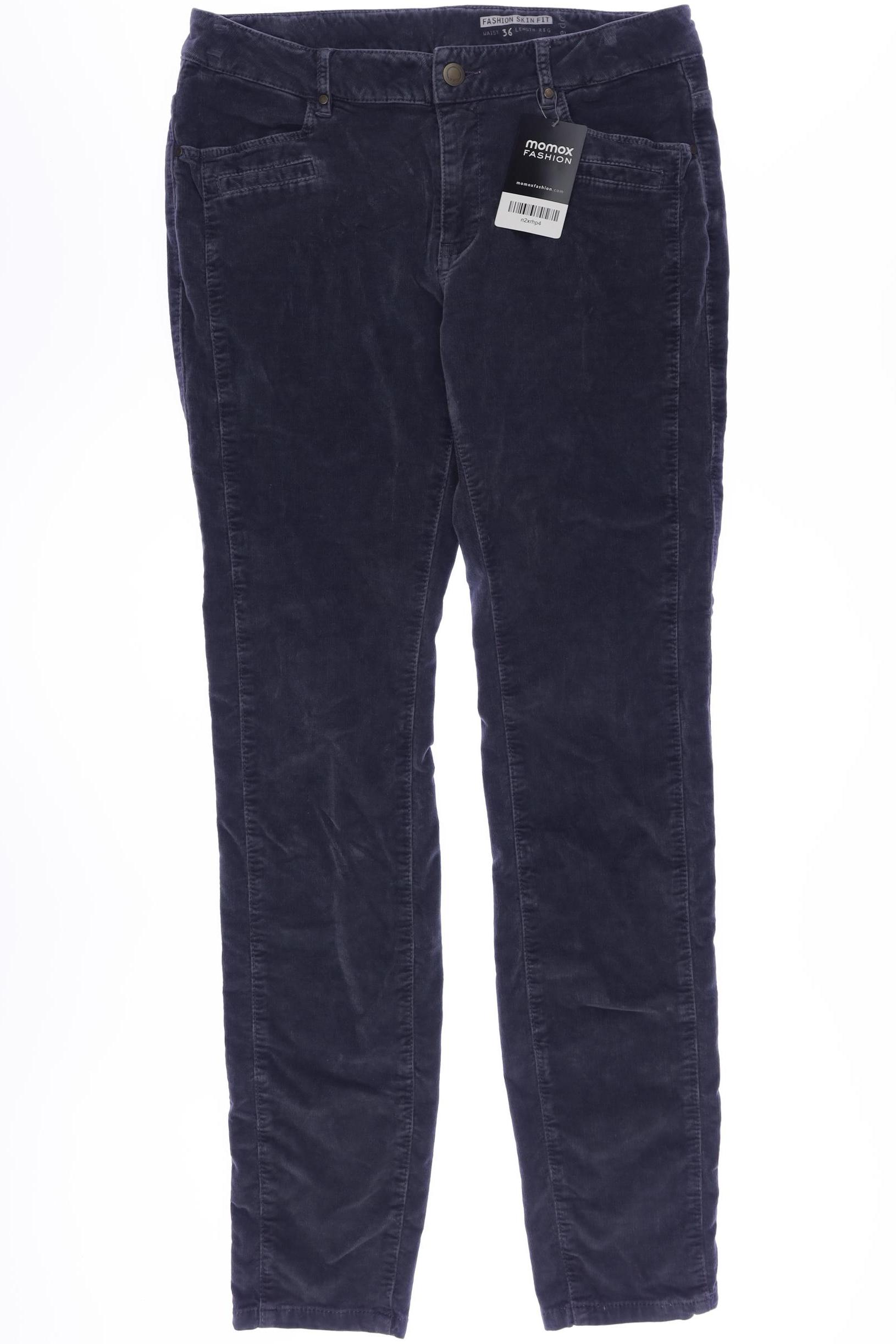 

edc by Esprit Damen Stoffhose, grau, Gr. 36