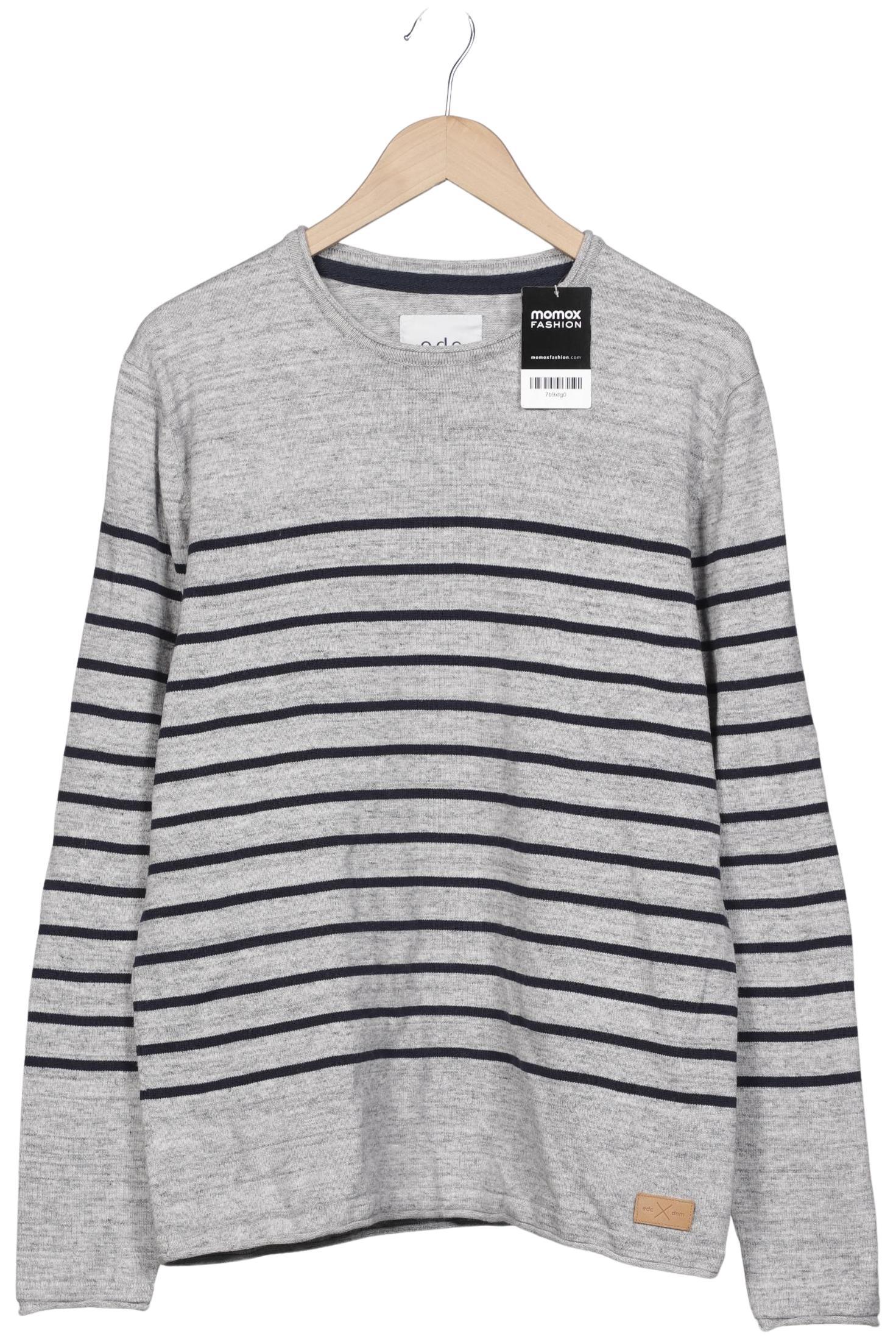 

edc by Esprit Herren Pullover, grau, Gr. 54