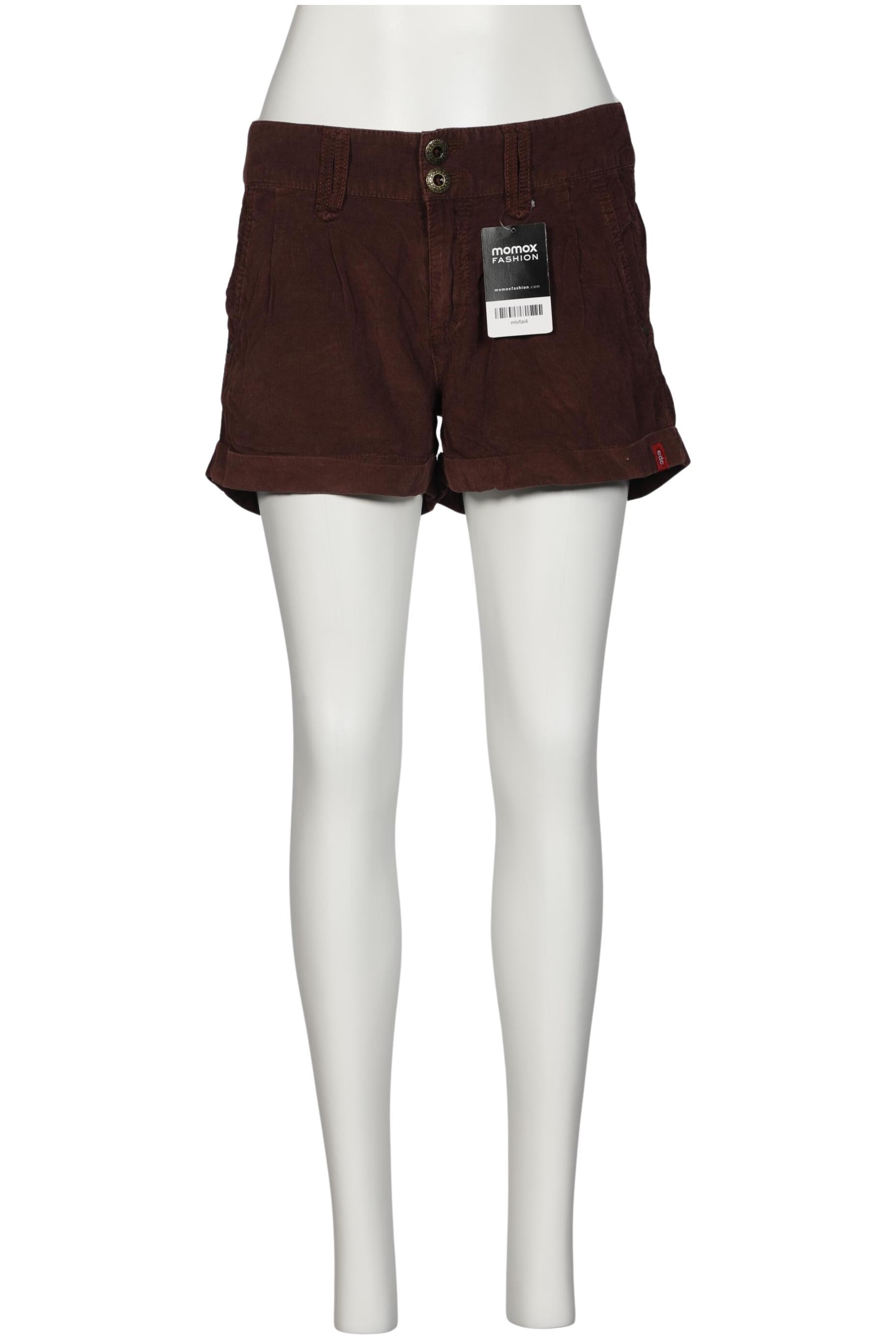 

edc by Esprit Damen Stoffhose, braun, Gr. 36