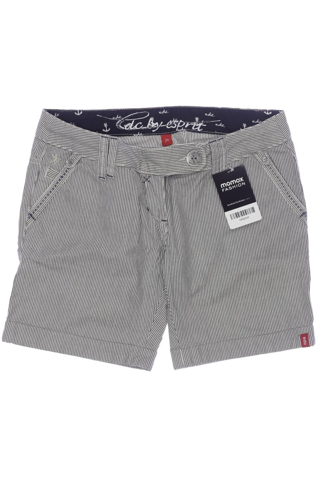

edc by Esprit Damen Shorts, grau, Gr. 34