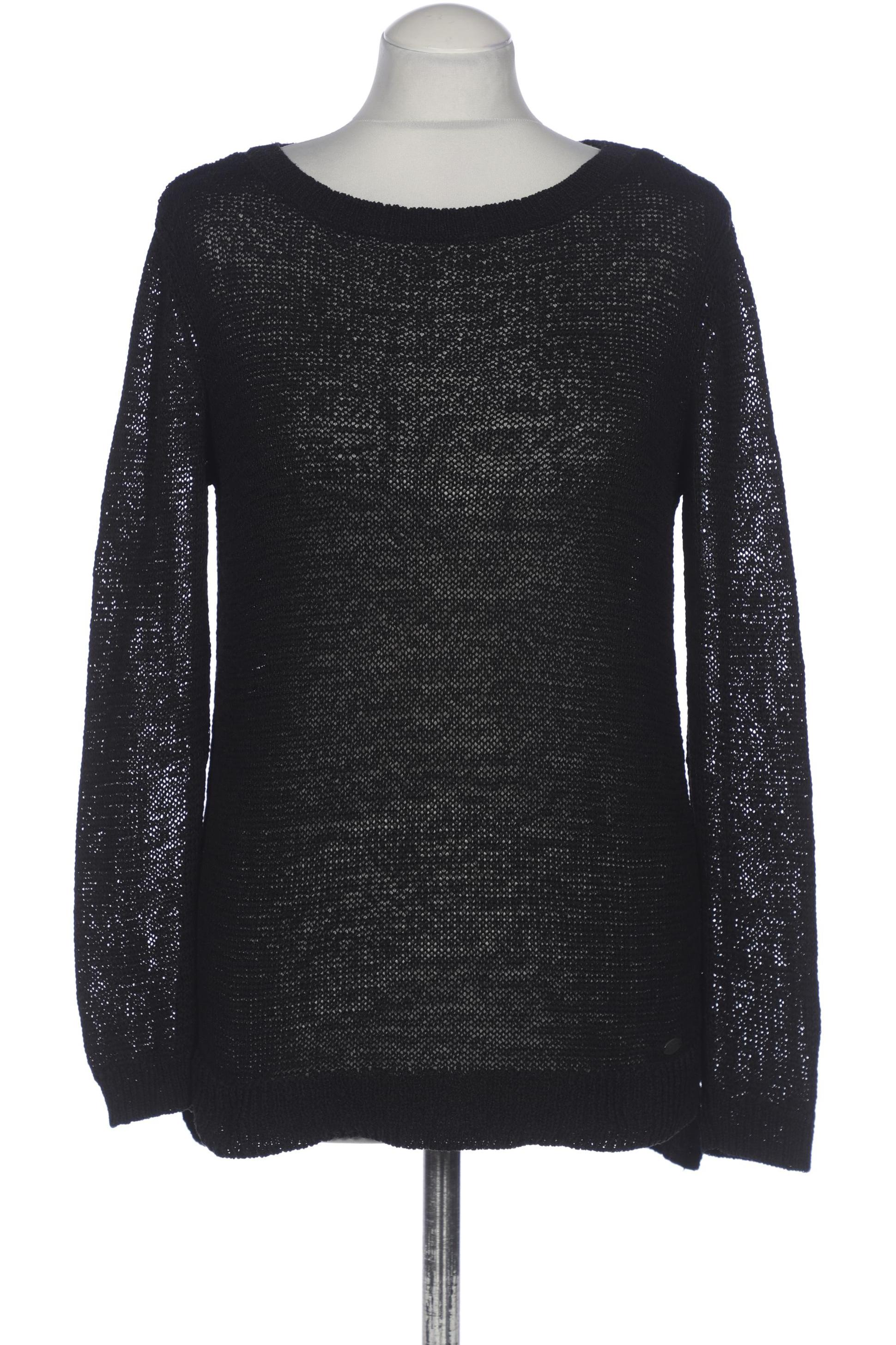 

edc by Esprit Damen Pullover, schwarz, Gr. 38
