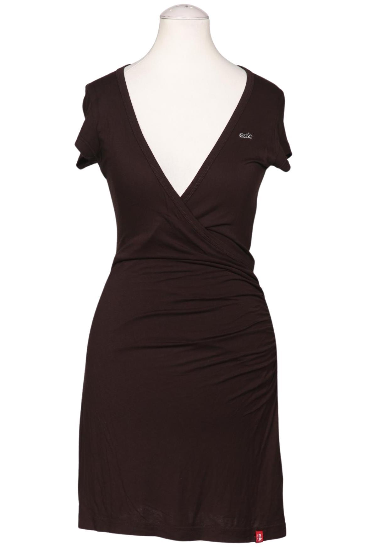 

edc by Esprit Damen Kleid, braun, Gr. 32