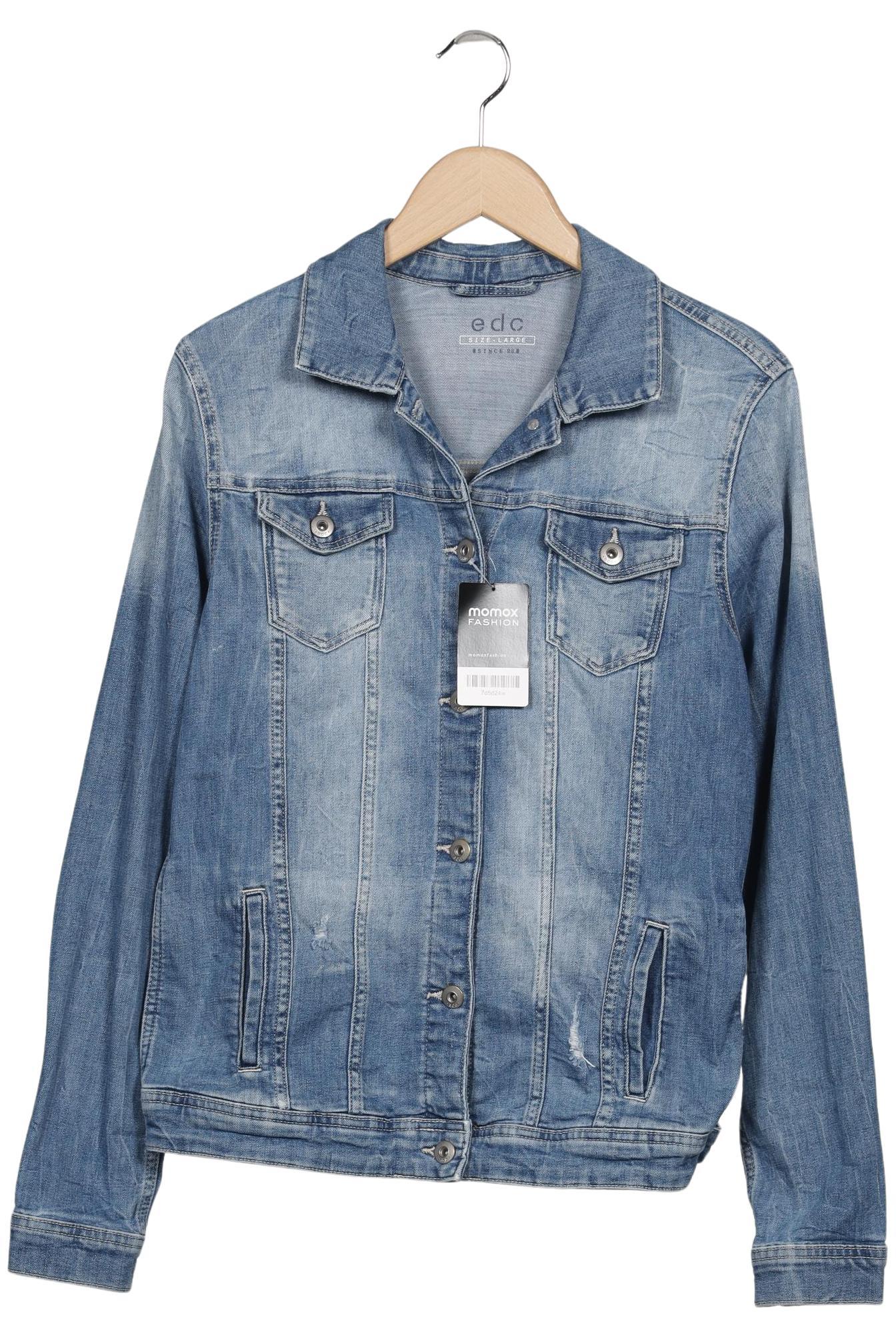 

edc by Esprit Damen Jacke, blau, Gr. 42