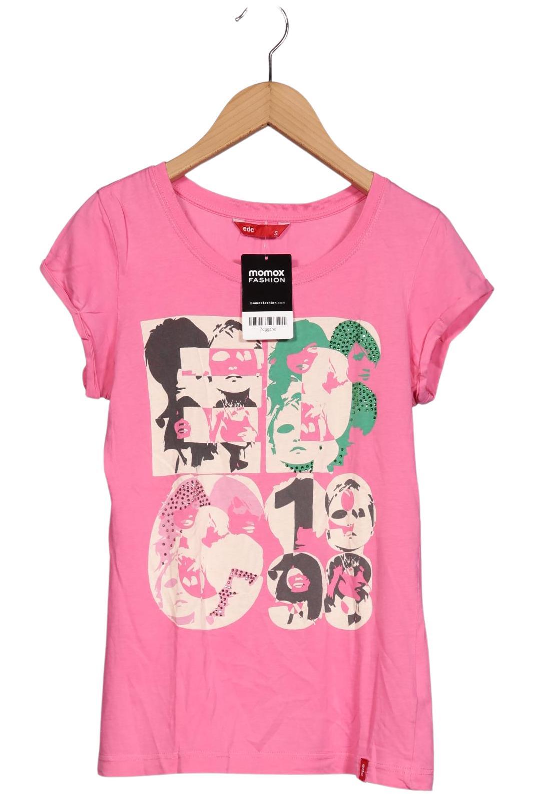 

edc by Esprit Damen T-Shirt, pink, Gr. 36