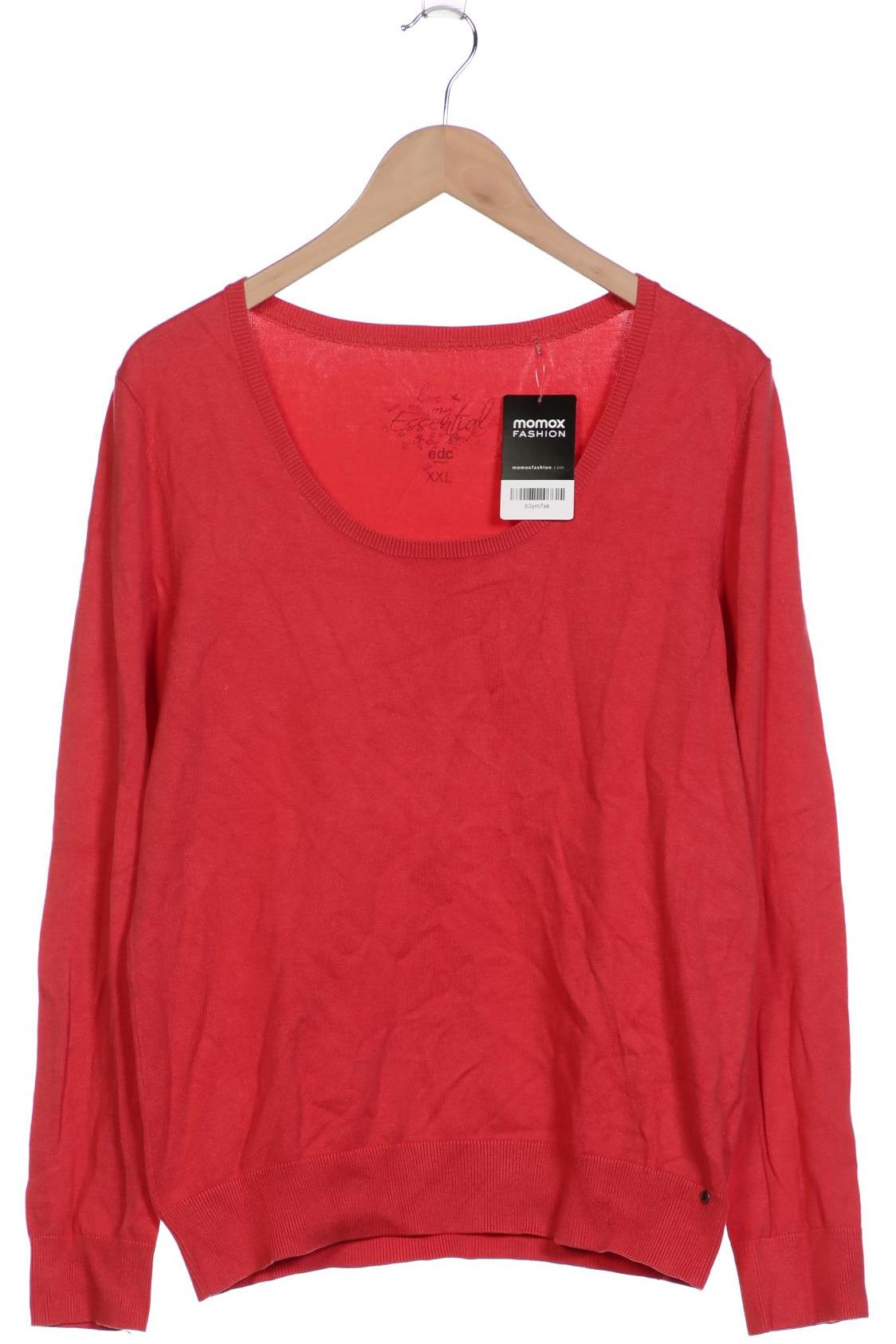 

edc by Esprit Damen Pullover, rot, Gr. 46