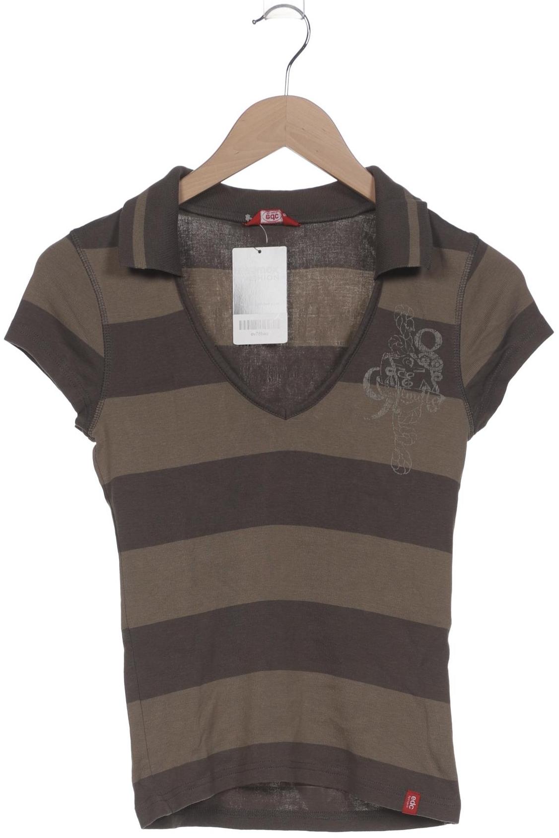 

edc by Esprit Damen Poloshirt, grün, Gr. 36