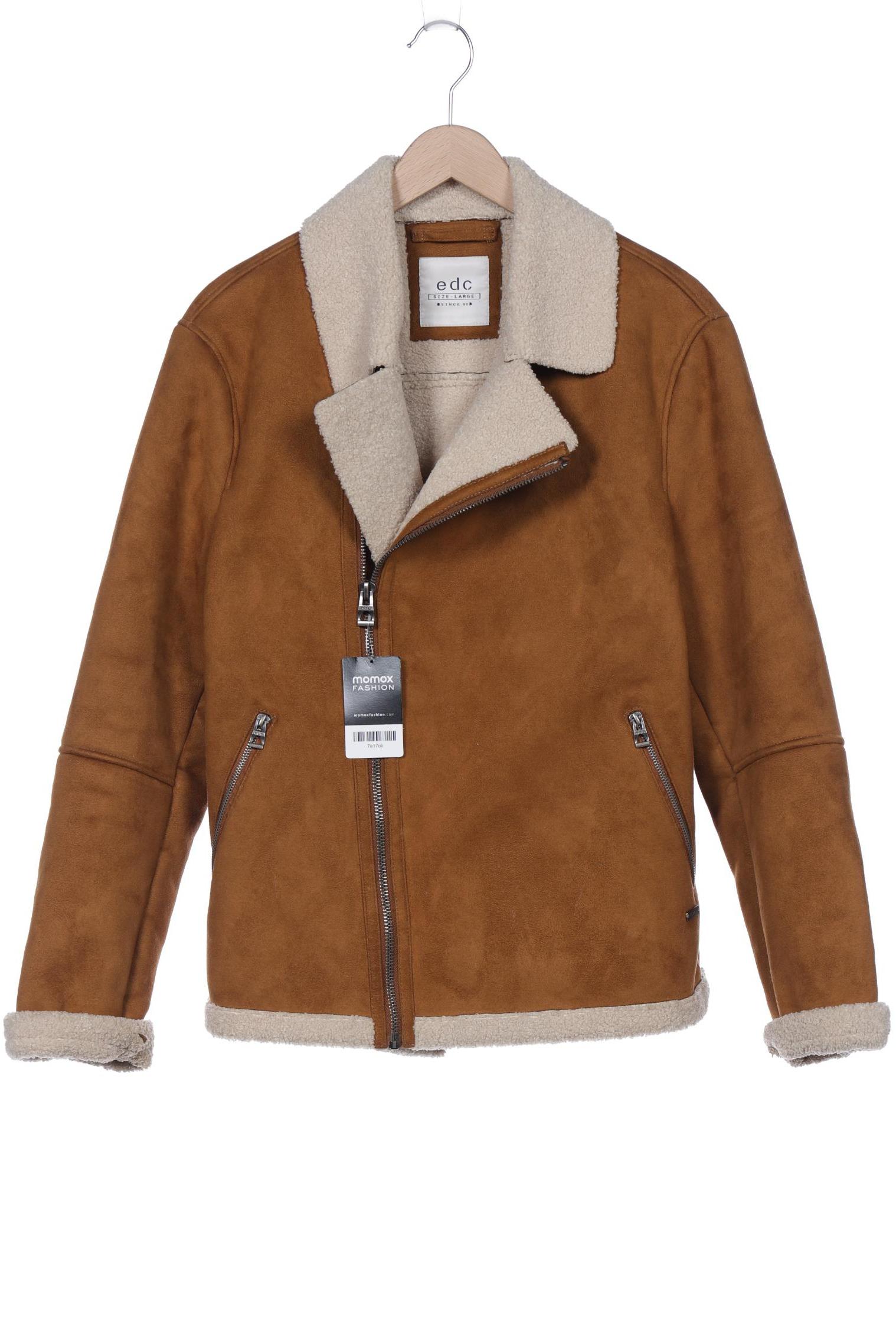 

edc by Esprit Herren Jacke, braun, Gr. 52