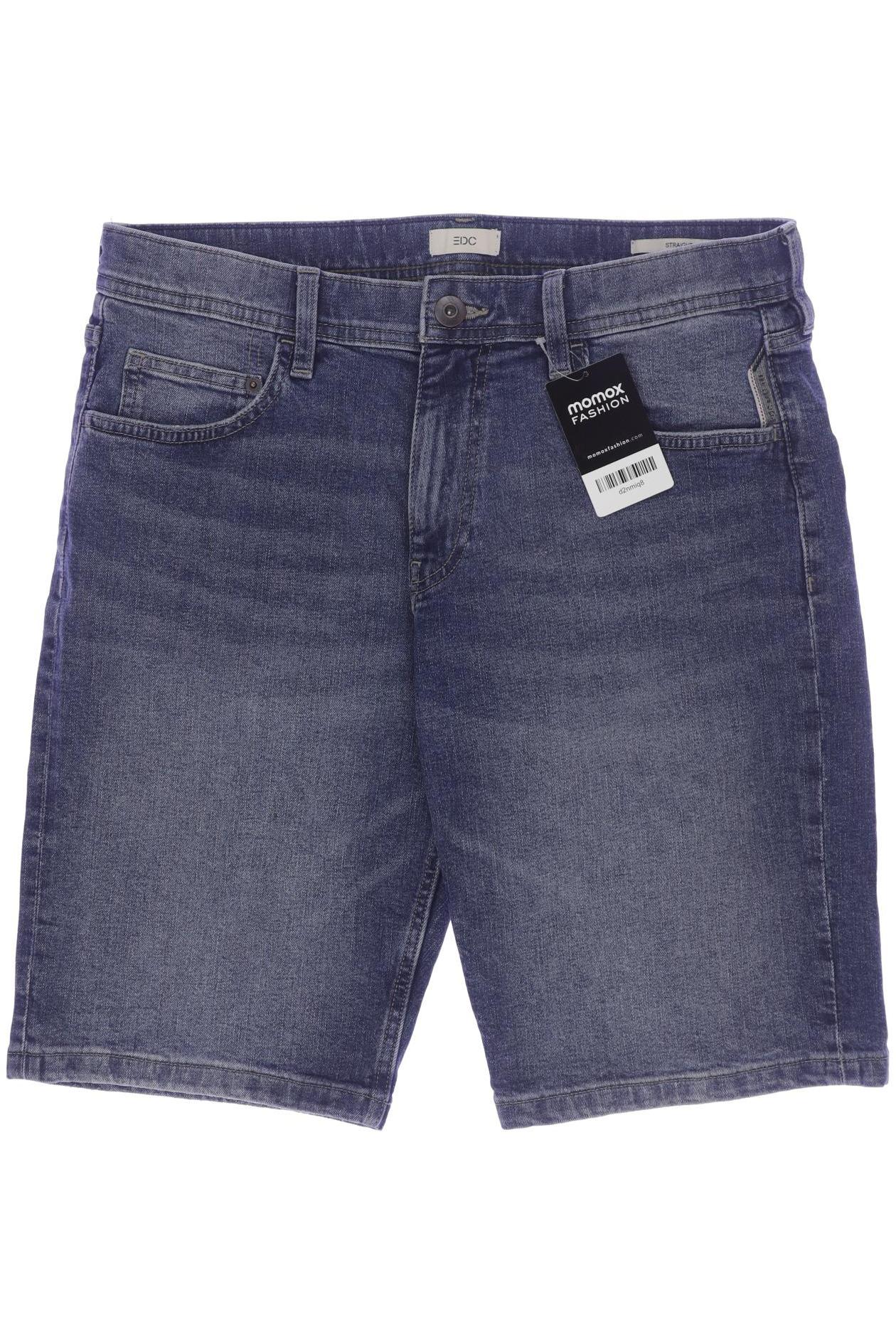 

edc by Esprit Herren Shorts, blau, Gr. 31