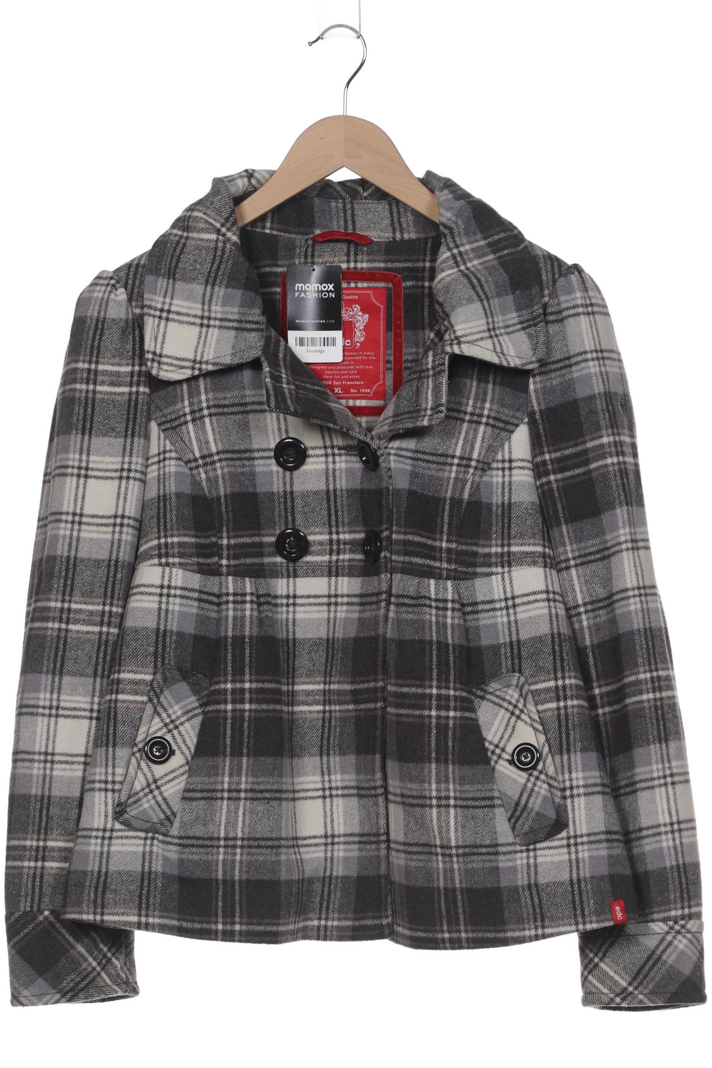 

edc by Esprit Damen Jacke, grau, Gr. 44