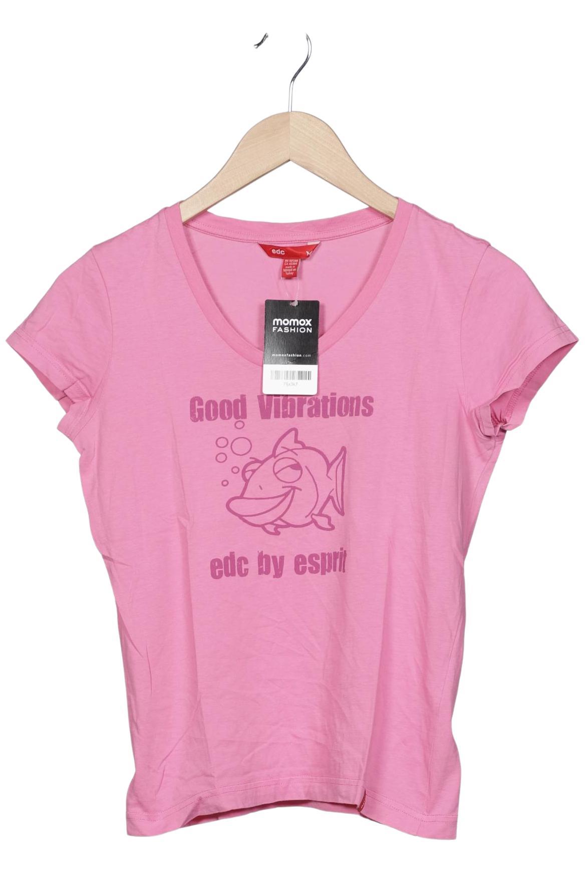 

edc by Esprit Damen T-Shirt, pink, Gr. 38