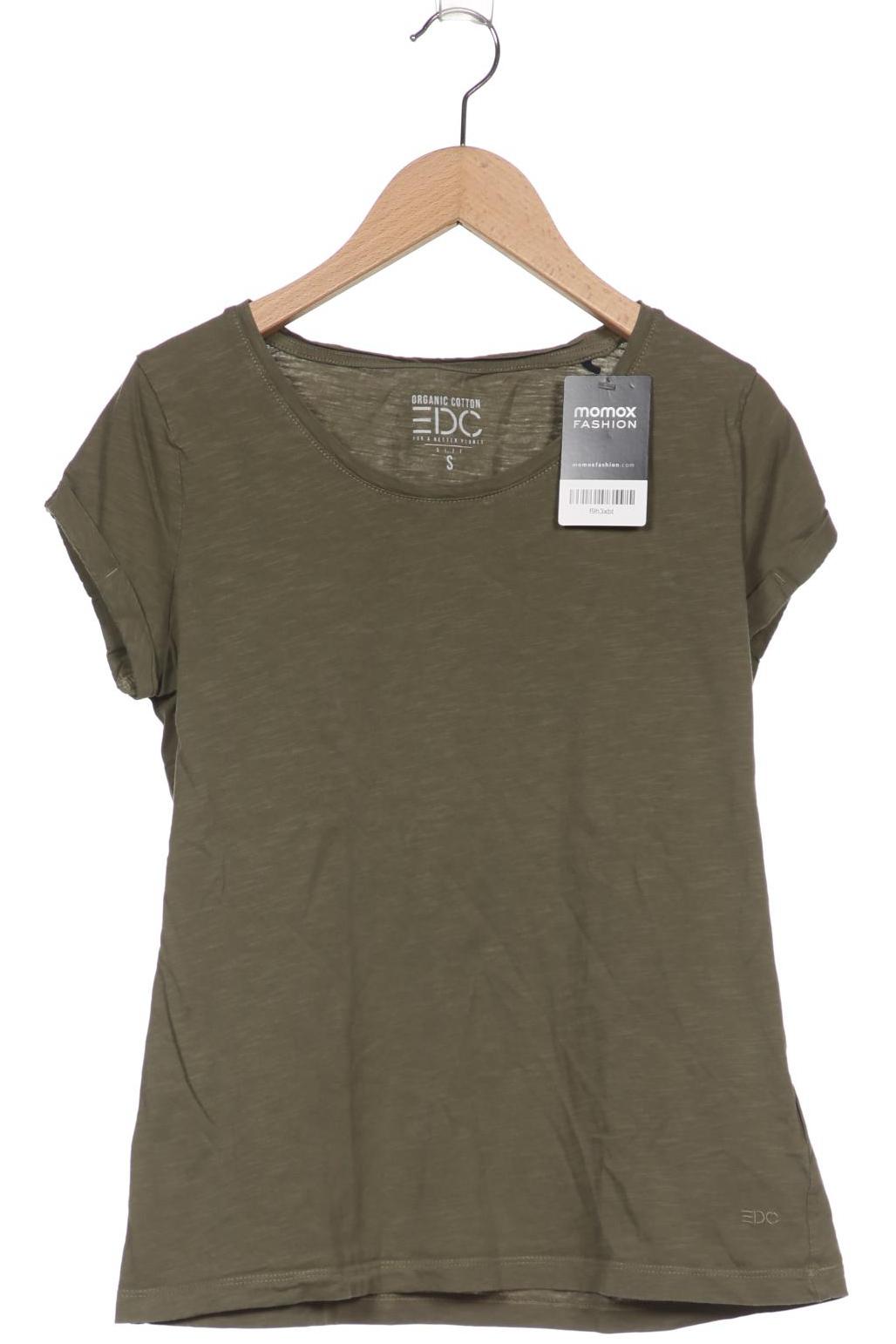 

edc by Esprit Damen T-Shirt, grün, Gr. 36