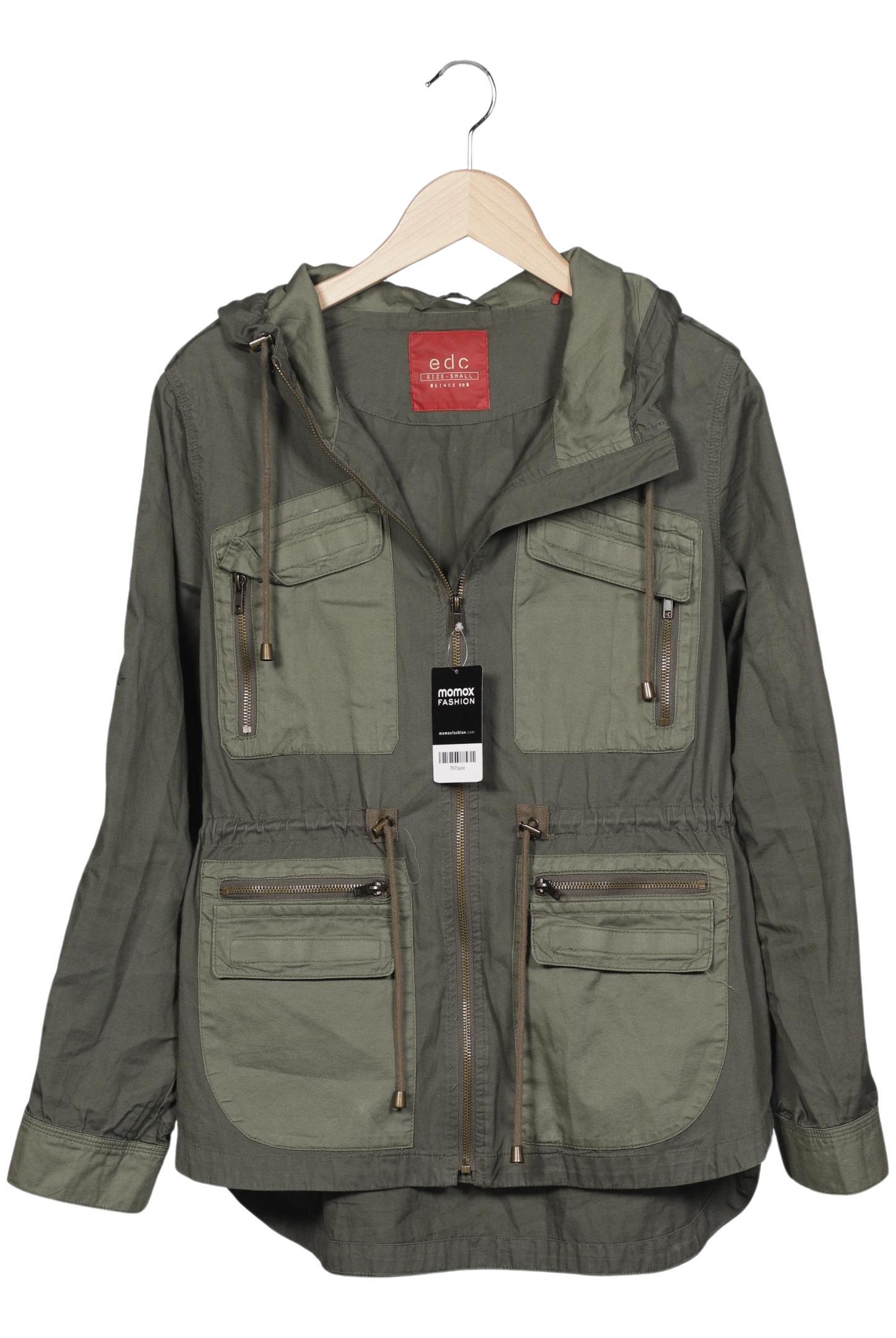 

edc by Esprit Damen Jacke, grün, Gr. 36