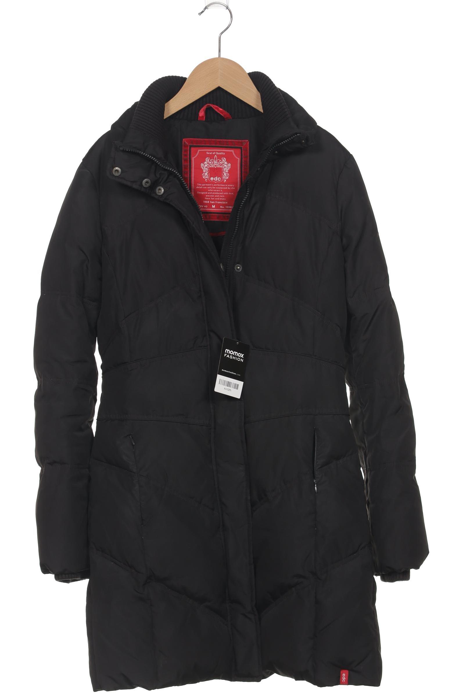 

edc by Esprit Damen Mantel, schwarz, Gr. 38