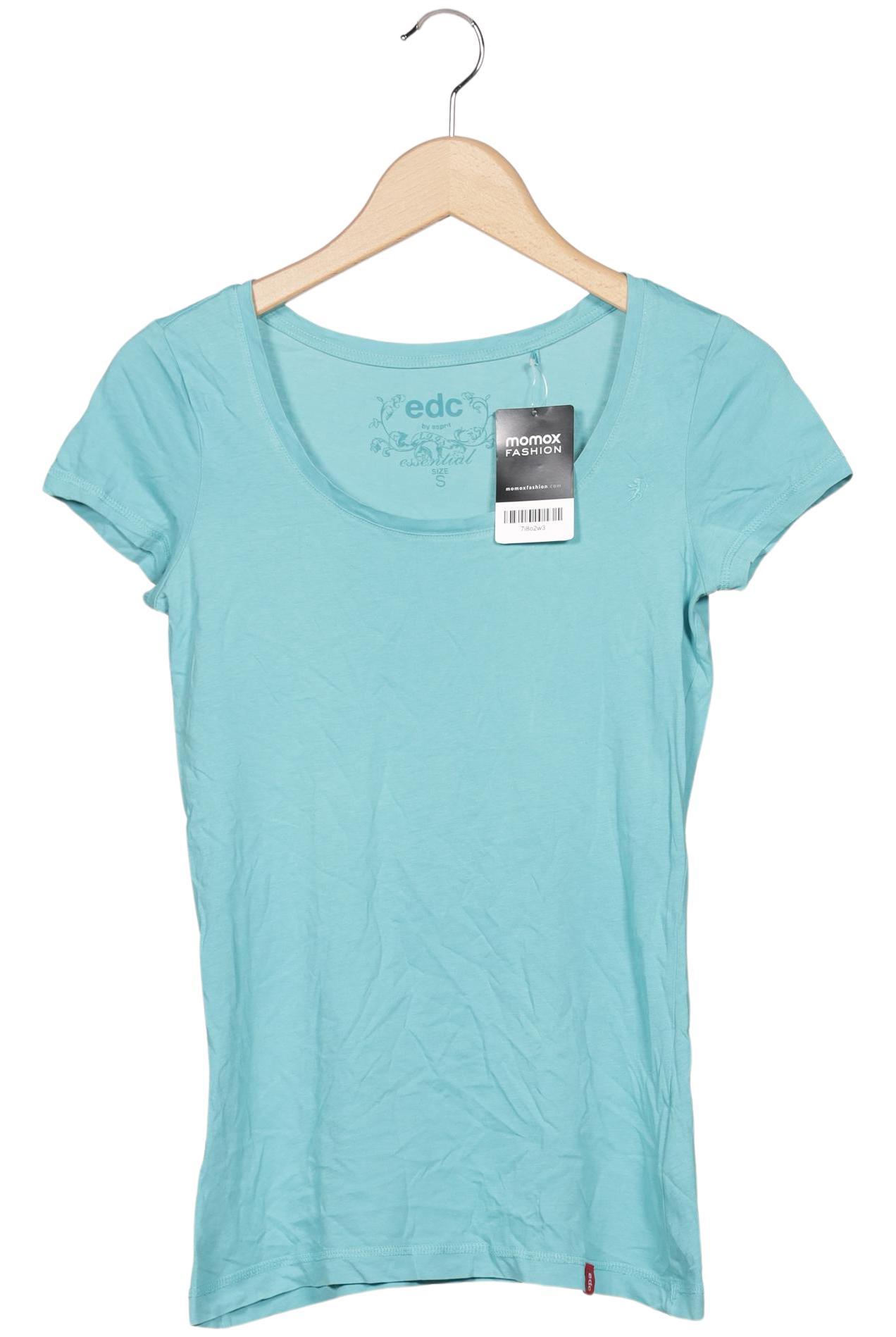 

edc by Esprit Damen T-Shirt, türkis, Gr. 36