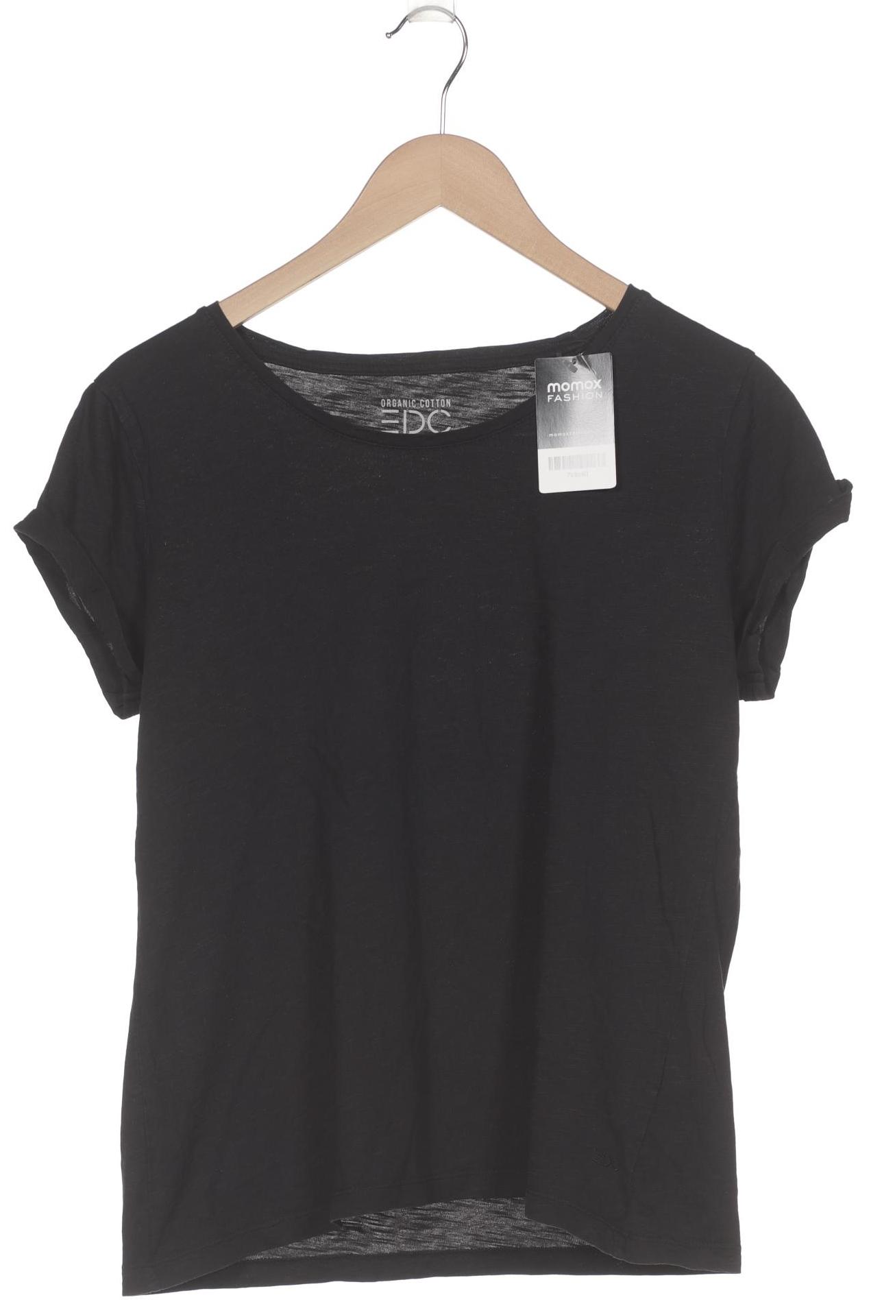 

edc by Esprit Damen T-Shirt, schwarz, Gr. 42