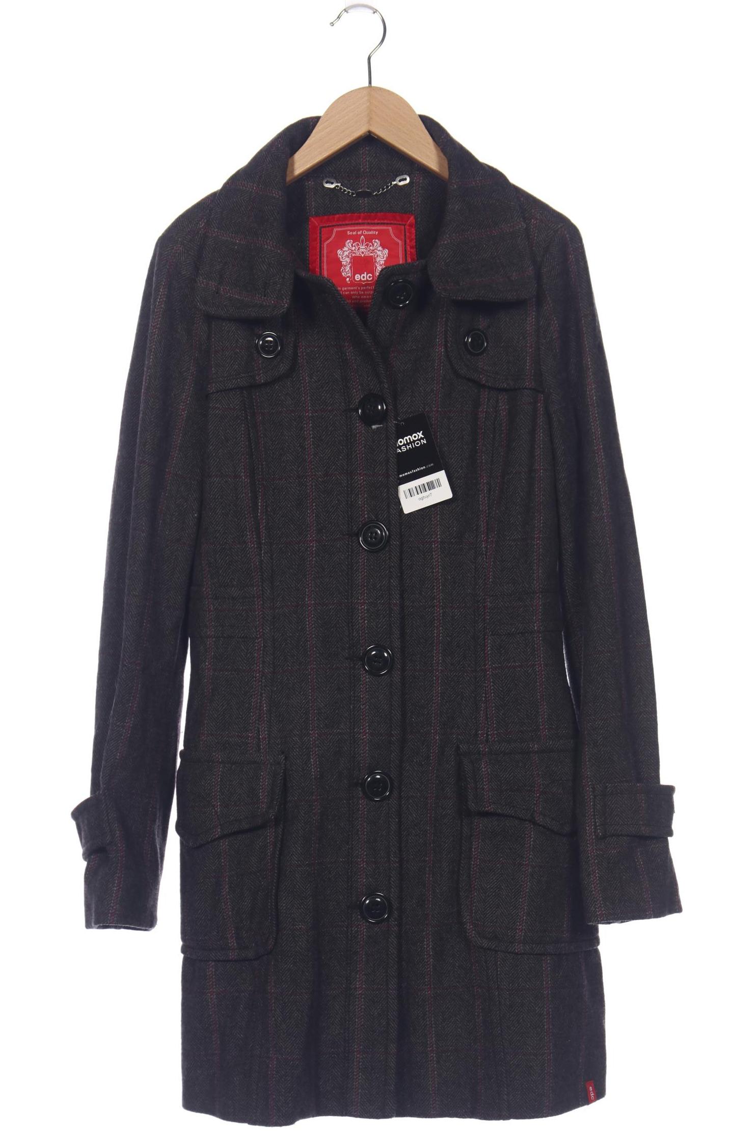 

edc by Esprit Damen Mantel, grau, Gr. 36