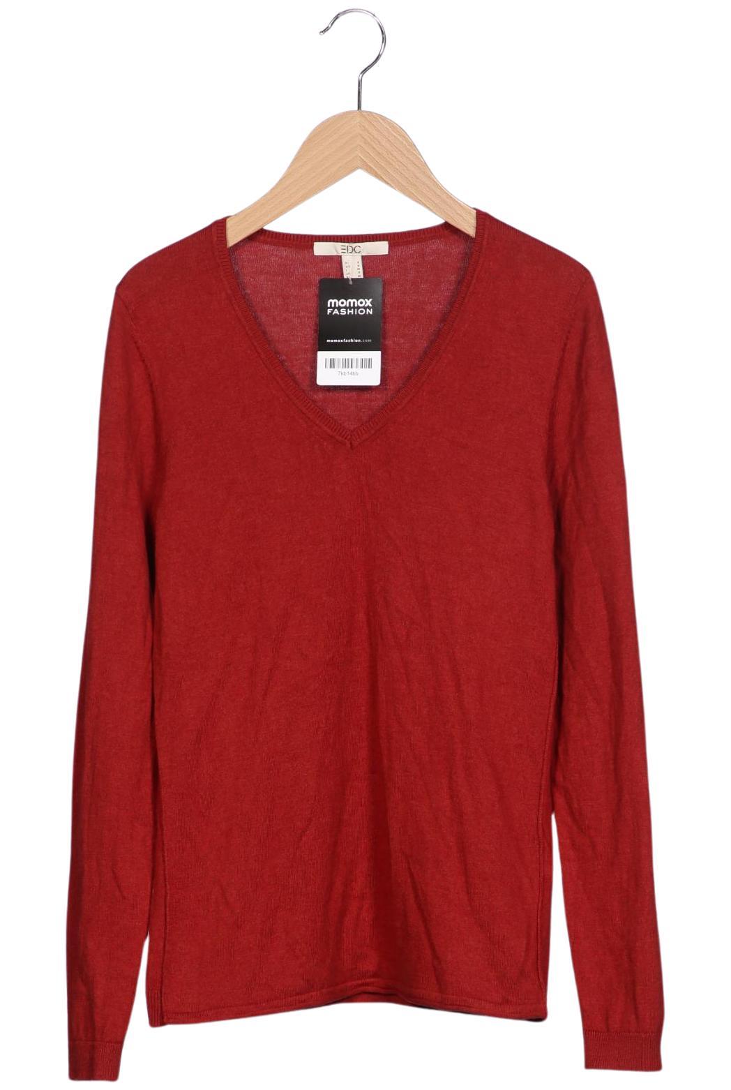 

edc by Esprit Damen Pullover, rot, Gr. 36