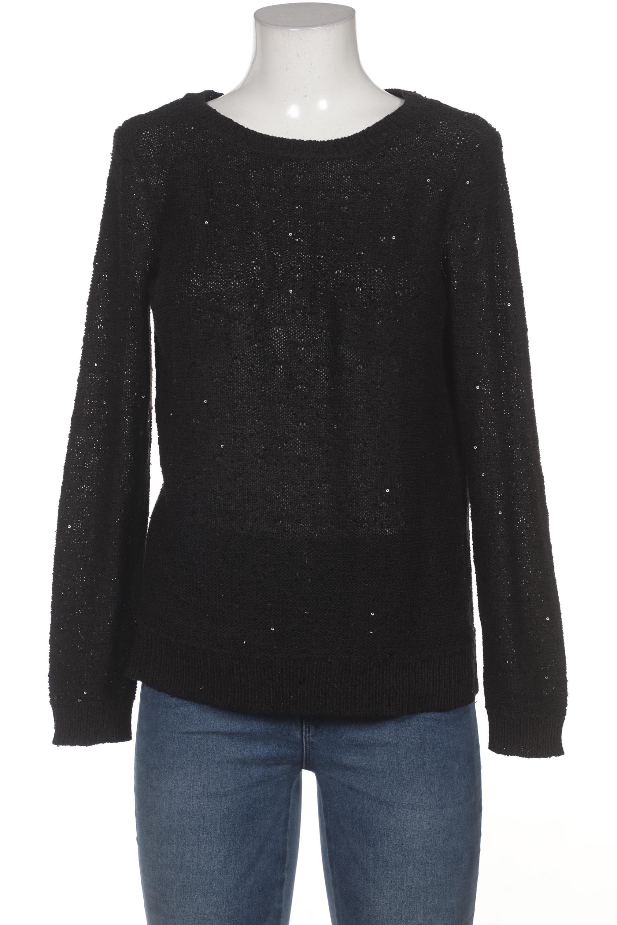 

edc by Esprit Damen Pullover, schwarz, Gr. 38