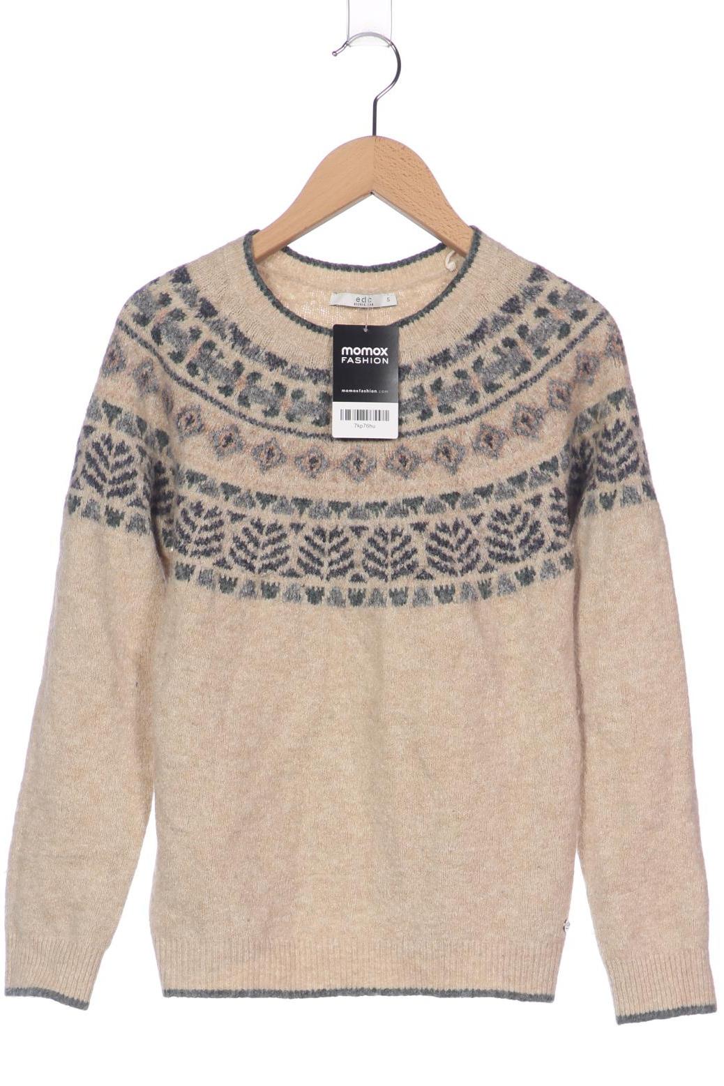 

edc by Esprit Damen Pullover, beige, Gr. 36