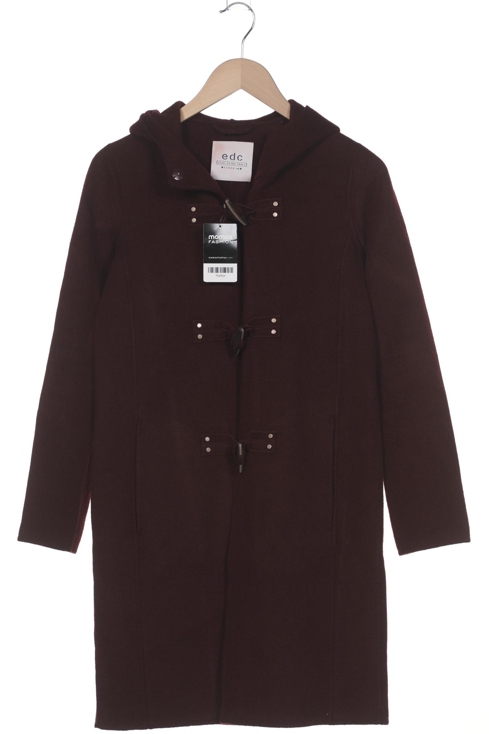 

edc by Esprit Damen Mantel, bordeaux, Gr. 34