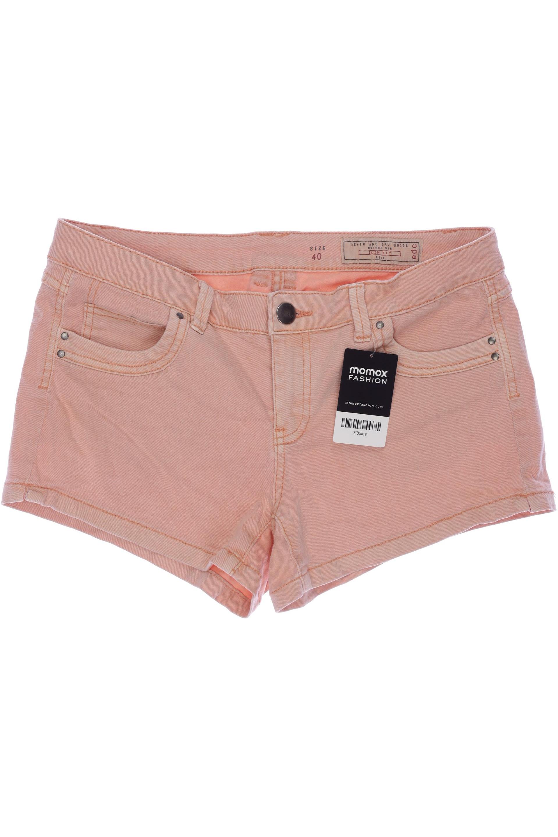 

edc by Esprit Damen Shorts, orange, Gr. 40