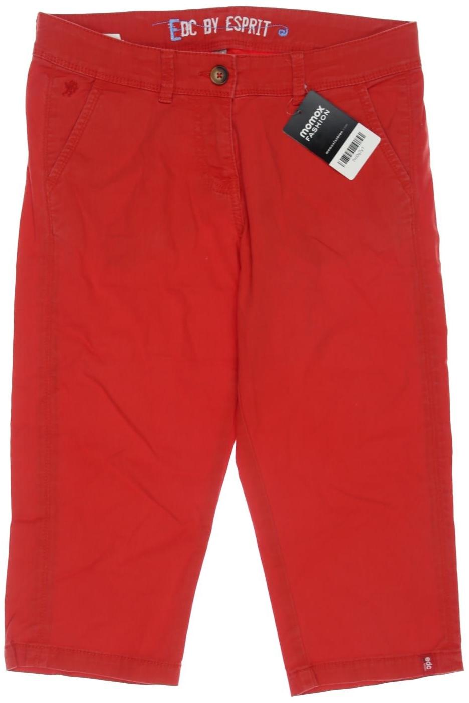 

edc by Esprit Damen Shorts, rot, Gr. 176
