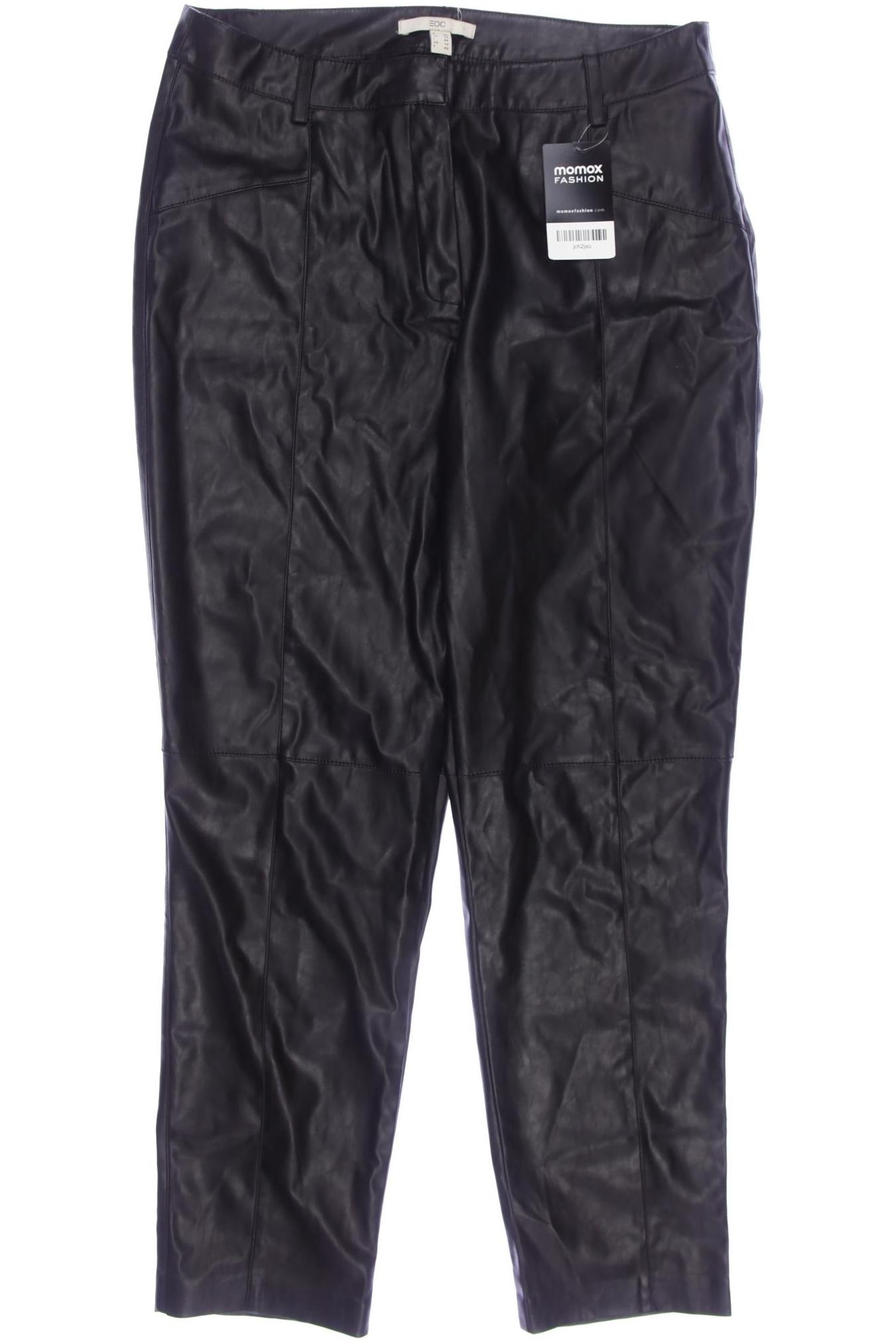 

edc by Esprit Damen Stoffhose, schwarz, Gr. 40