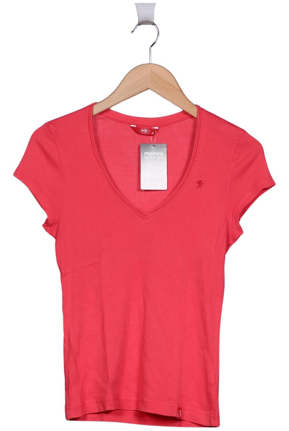 

edc by Esprit Damen T-Shirt, rot, Gr. 38