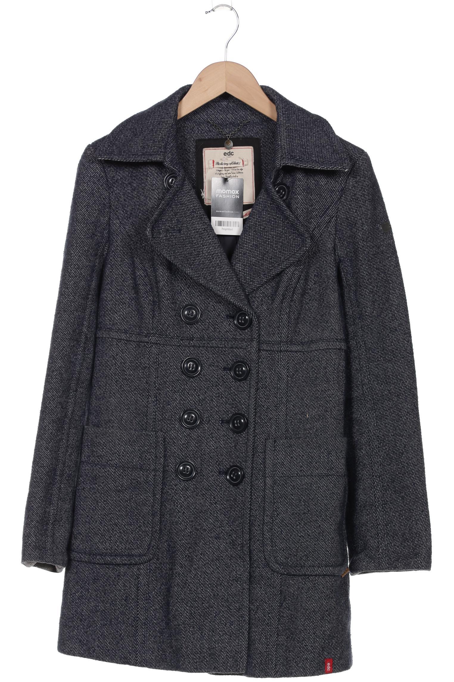 

edc by Esprit Damen Mantel, marineblau, Gr. 42