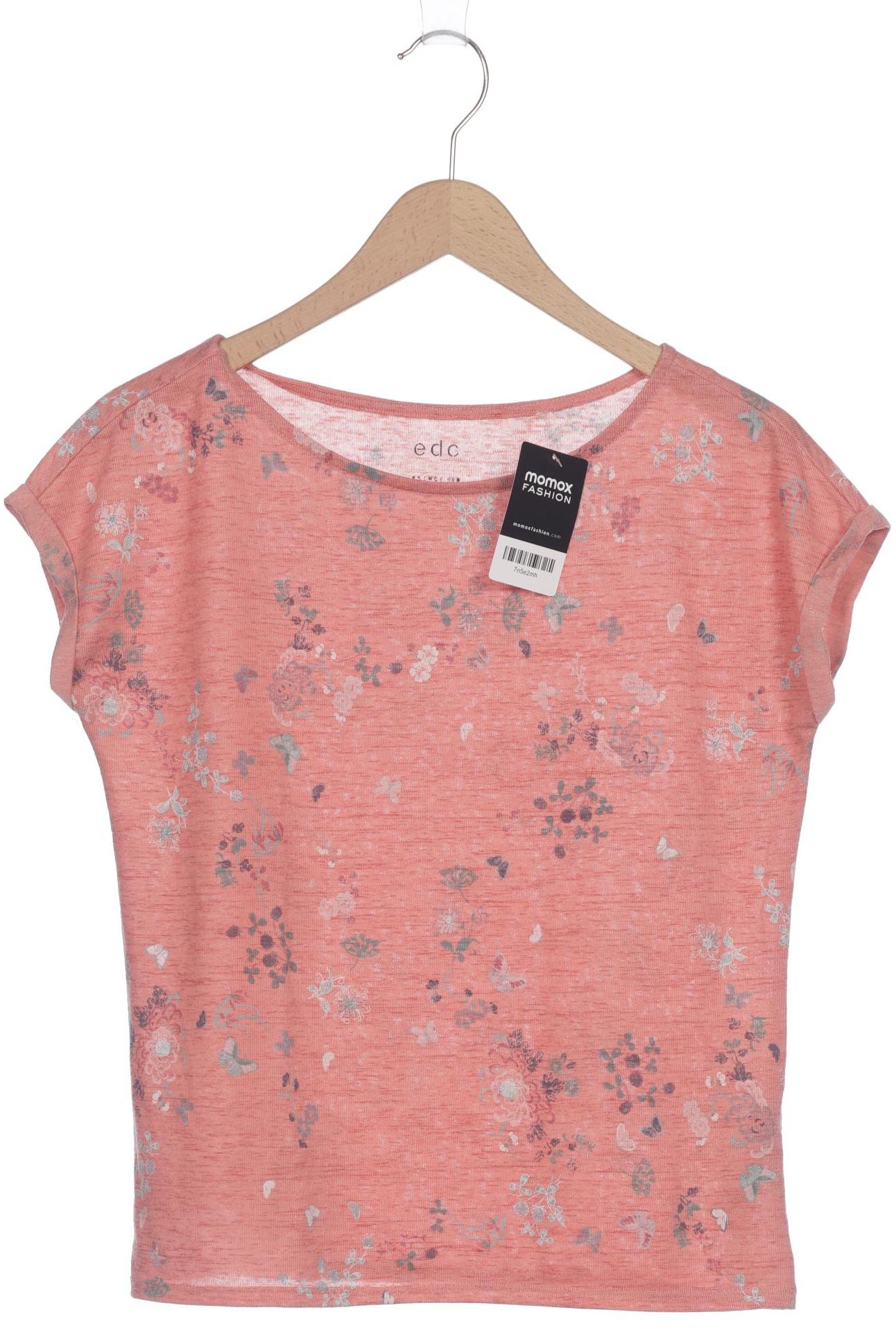 

edc by Esprit Damen T-Shirt, orange, Gr. 36