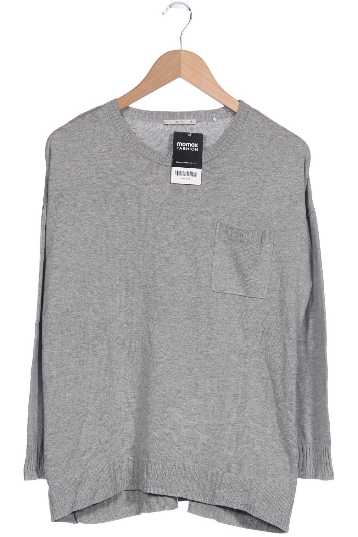 

edc by Esprit Damen Pullover, grau, Gr. 38