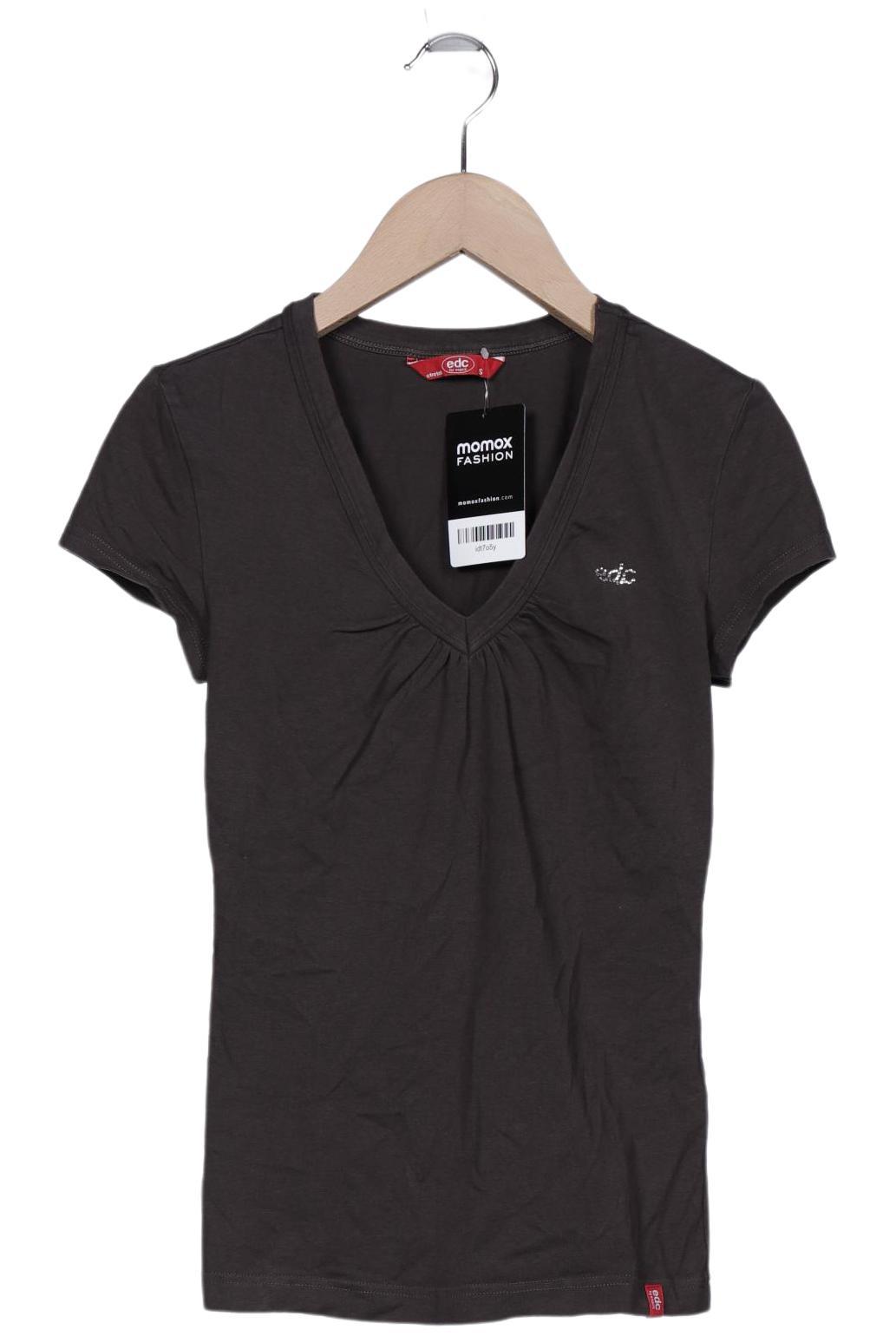 

edc by Esprit Damen T-Shirt, braun, Gr. 36